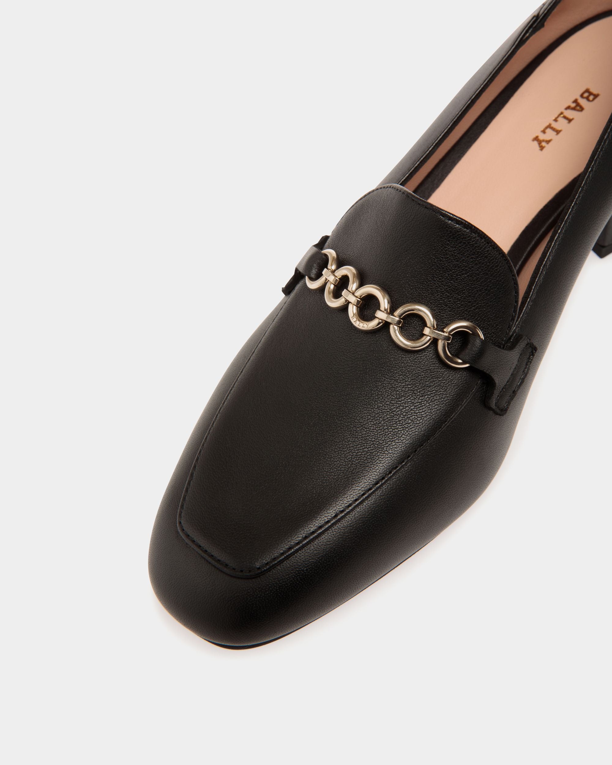 Pump In Black Leather - Women's - Bally - 05