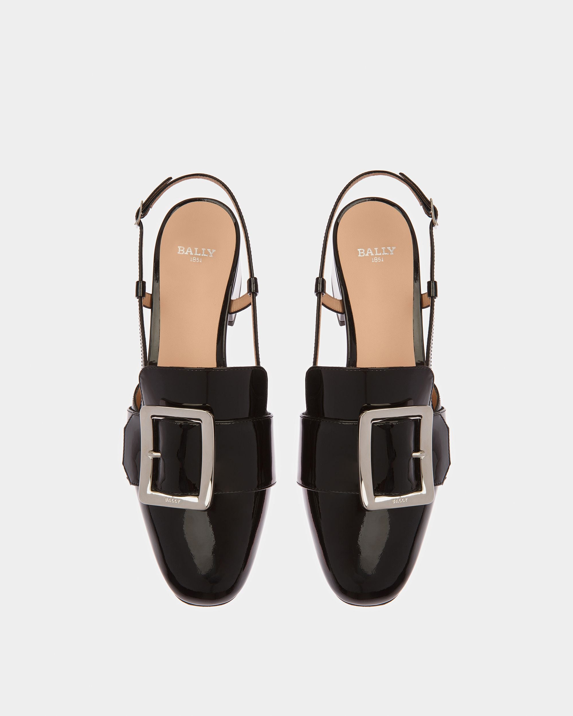 Jasmine Zapatos Destalonados De Piel En Negro - Mujer - Bally - 02