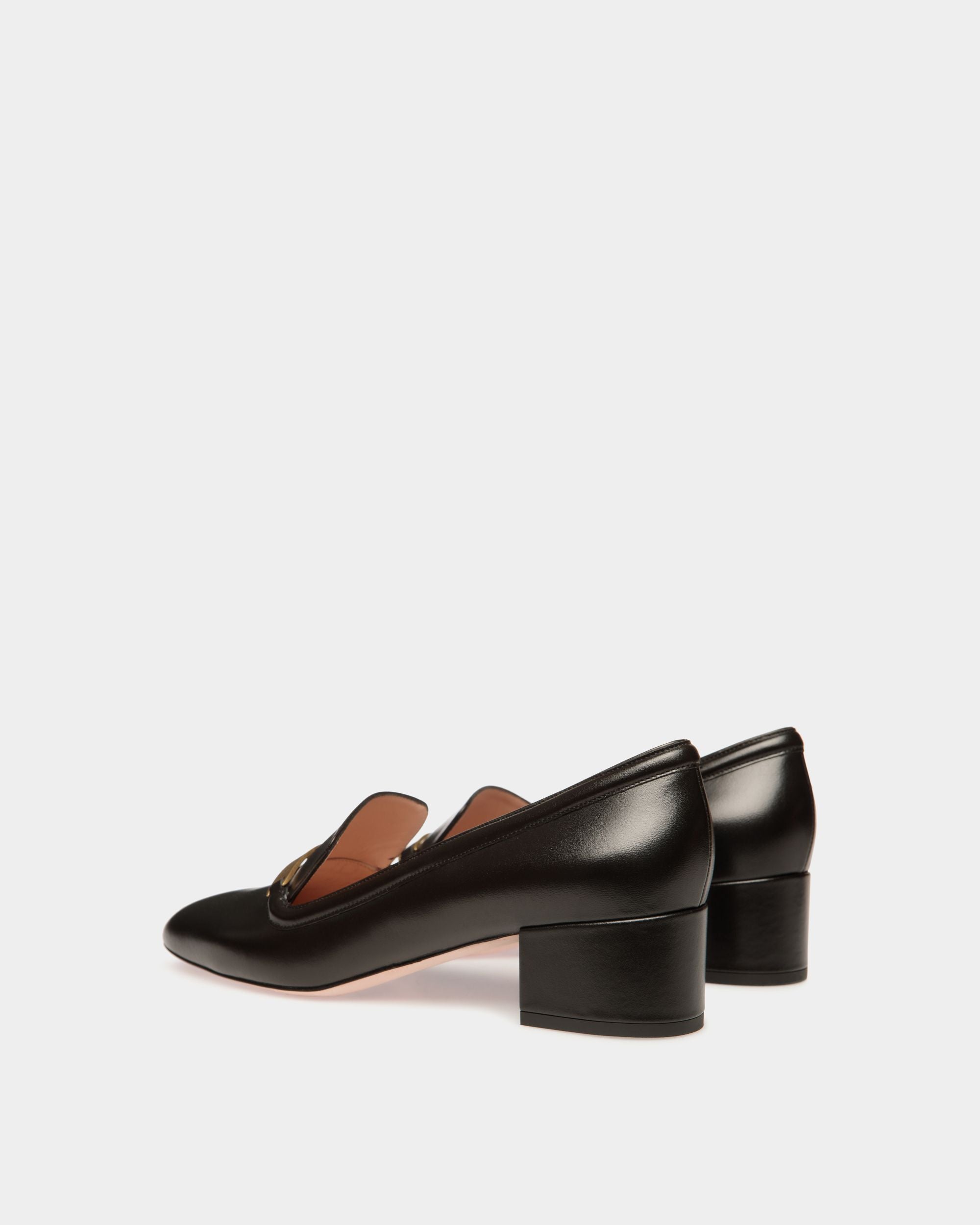 Zapato De Salón Deco De Piel Negra - Mujer - Bally - 03