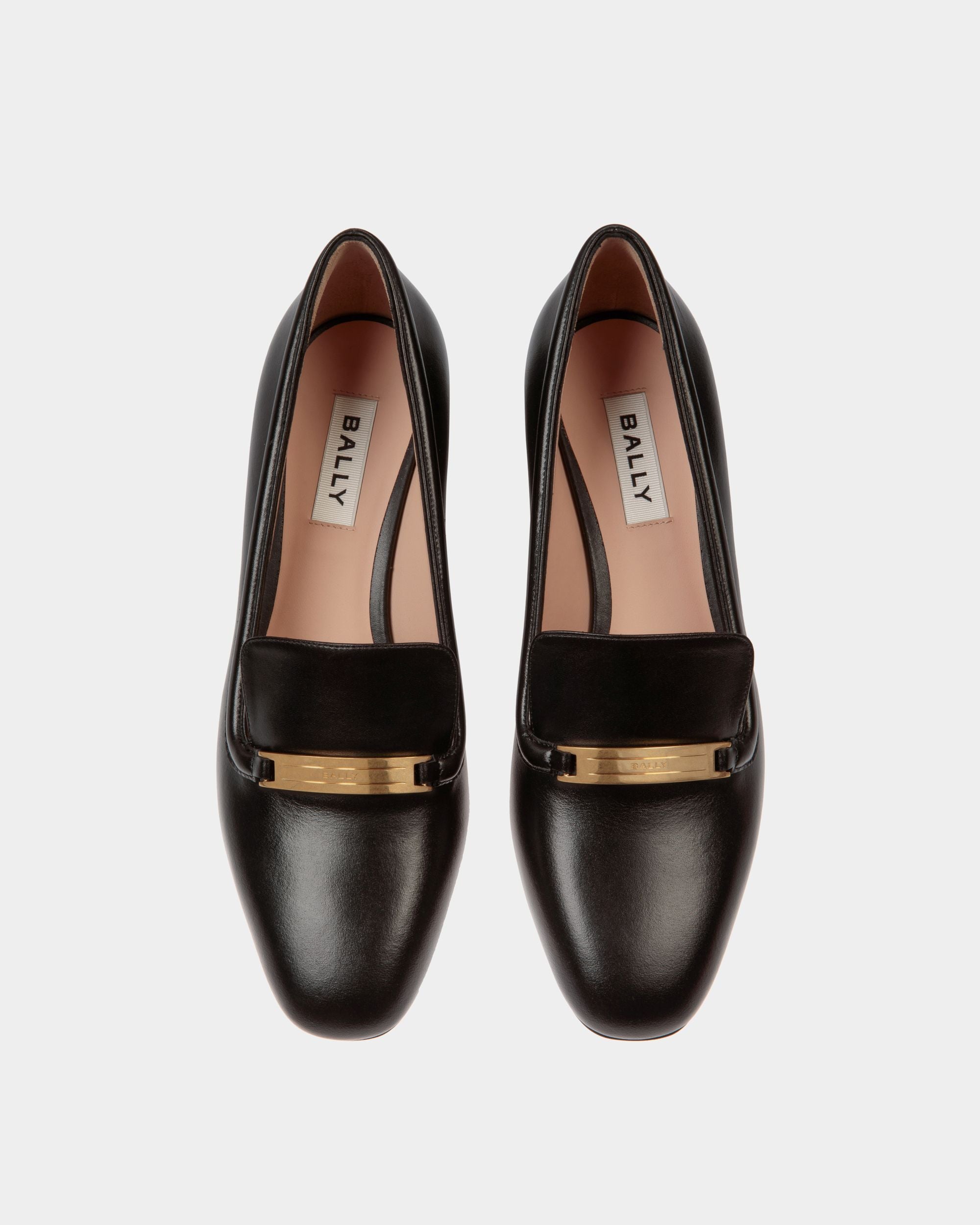 Zapato De Salón Deco De Piel Negra - Mujer - Bally - 04