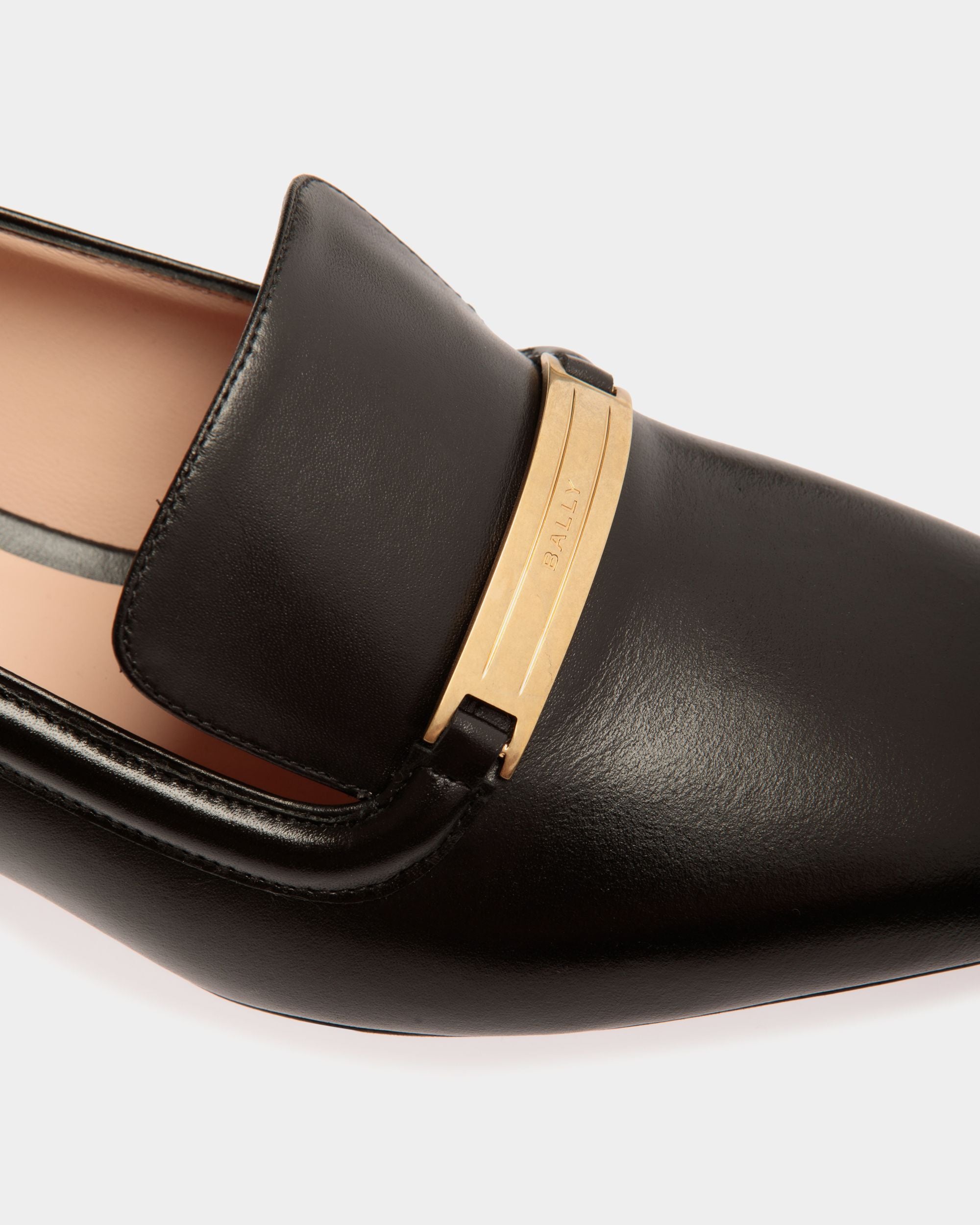 Zapato De Salón Deco De Piel Negra - Mujer - Bally - 05