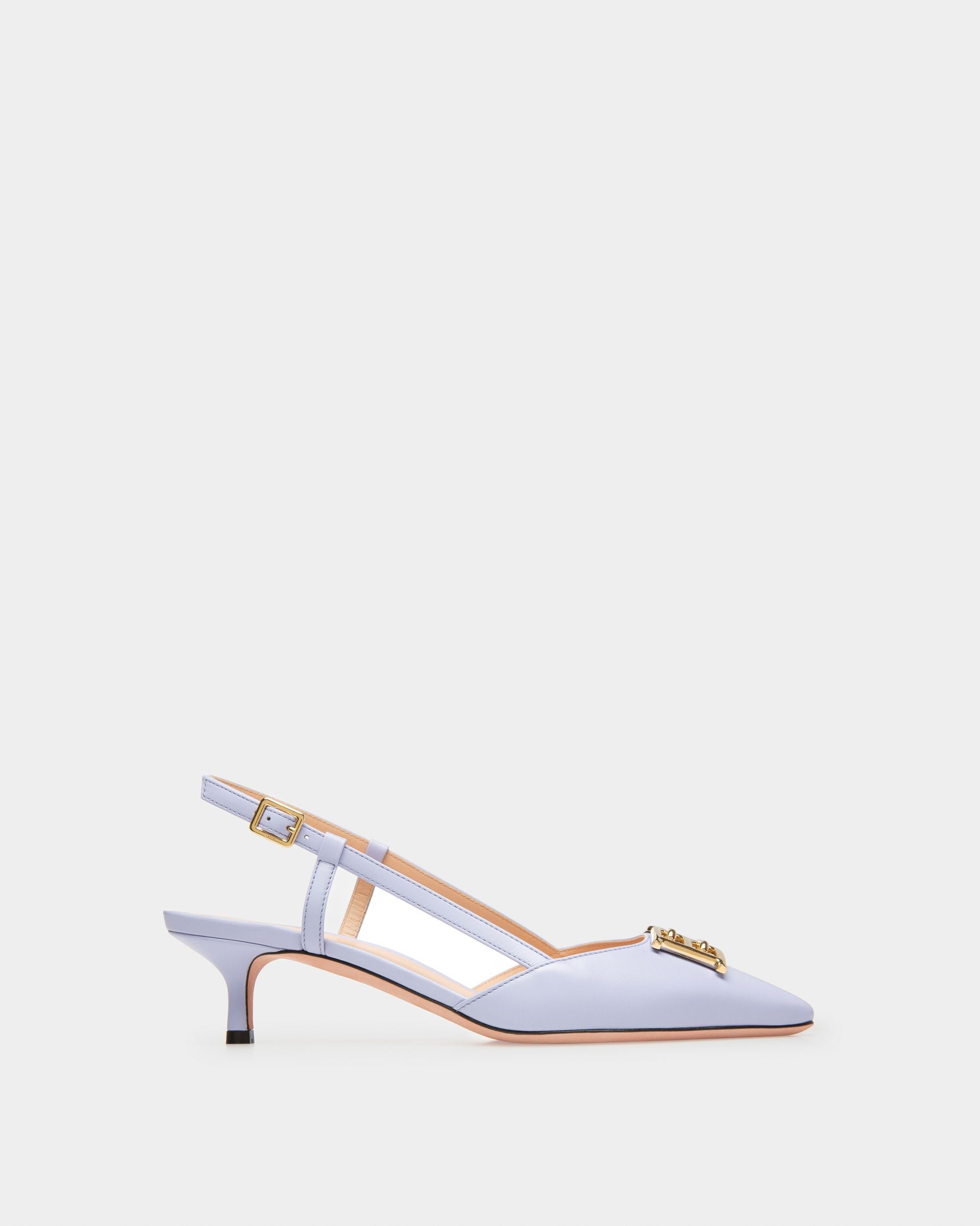 Eva Zapatos Destalonados De Piel En Lila - Mujer - Bally - 01