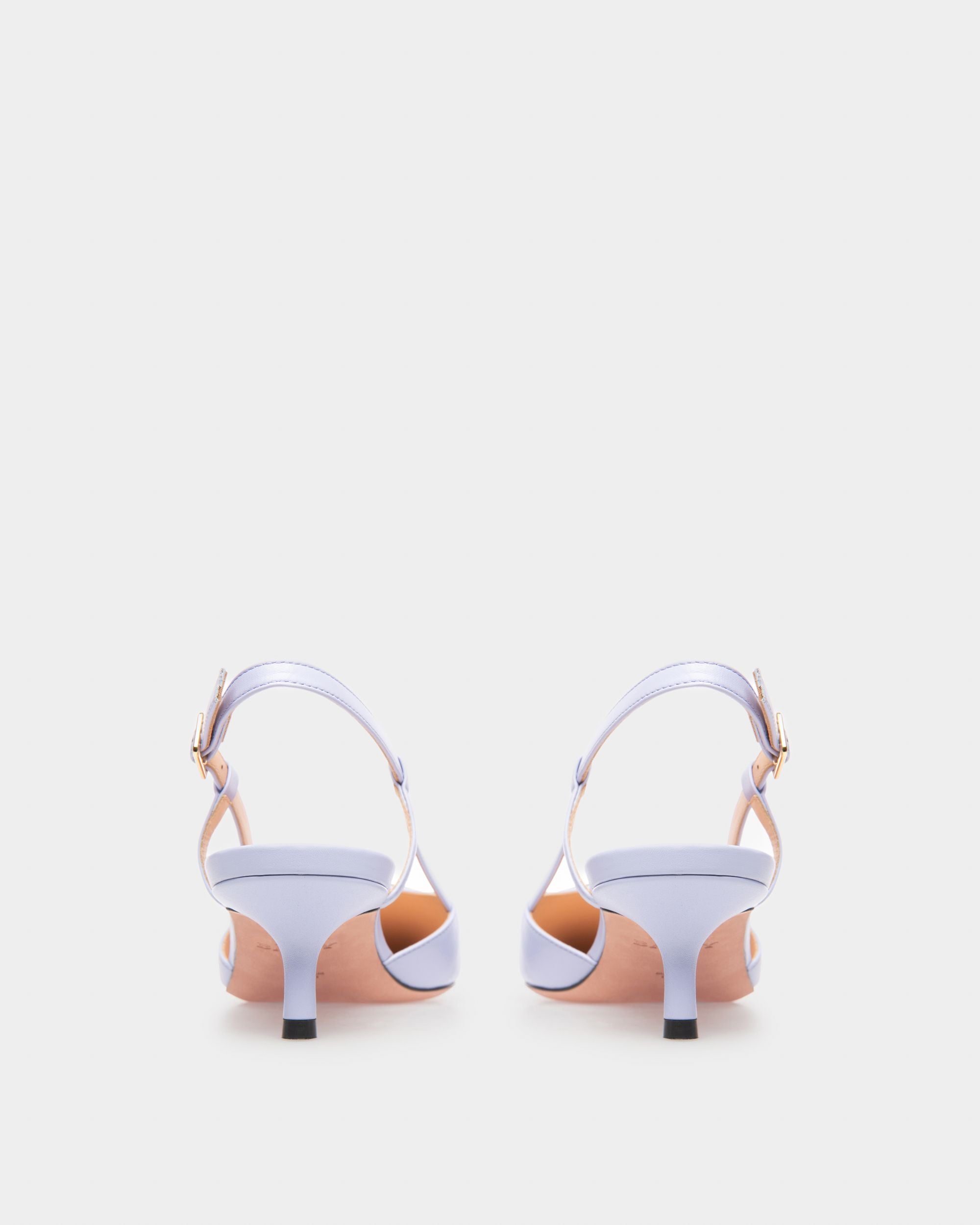 Eva Zapatos Destalonados De Piel En Lila - Mujer - Bally - 03
