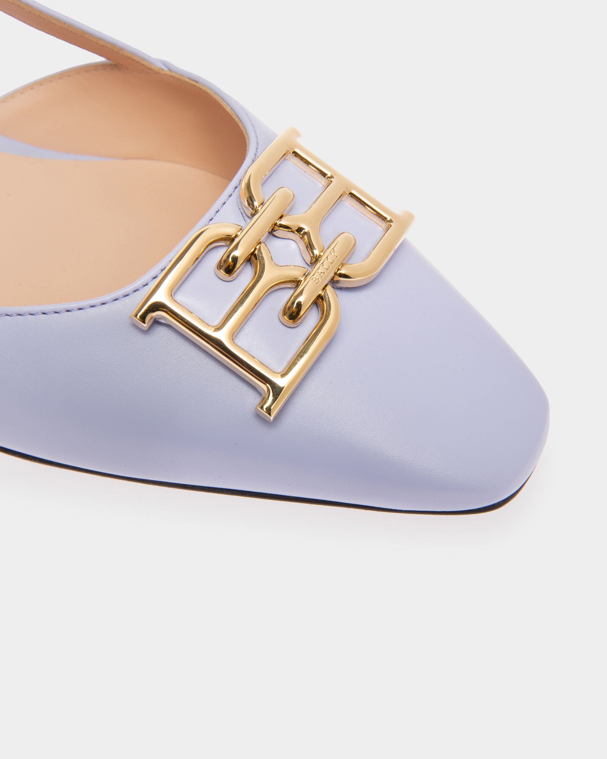 Eva Zapatos Destalonados De Piel En Lila - Mujer - Bally - 04