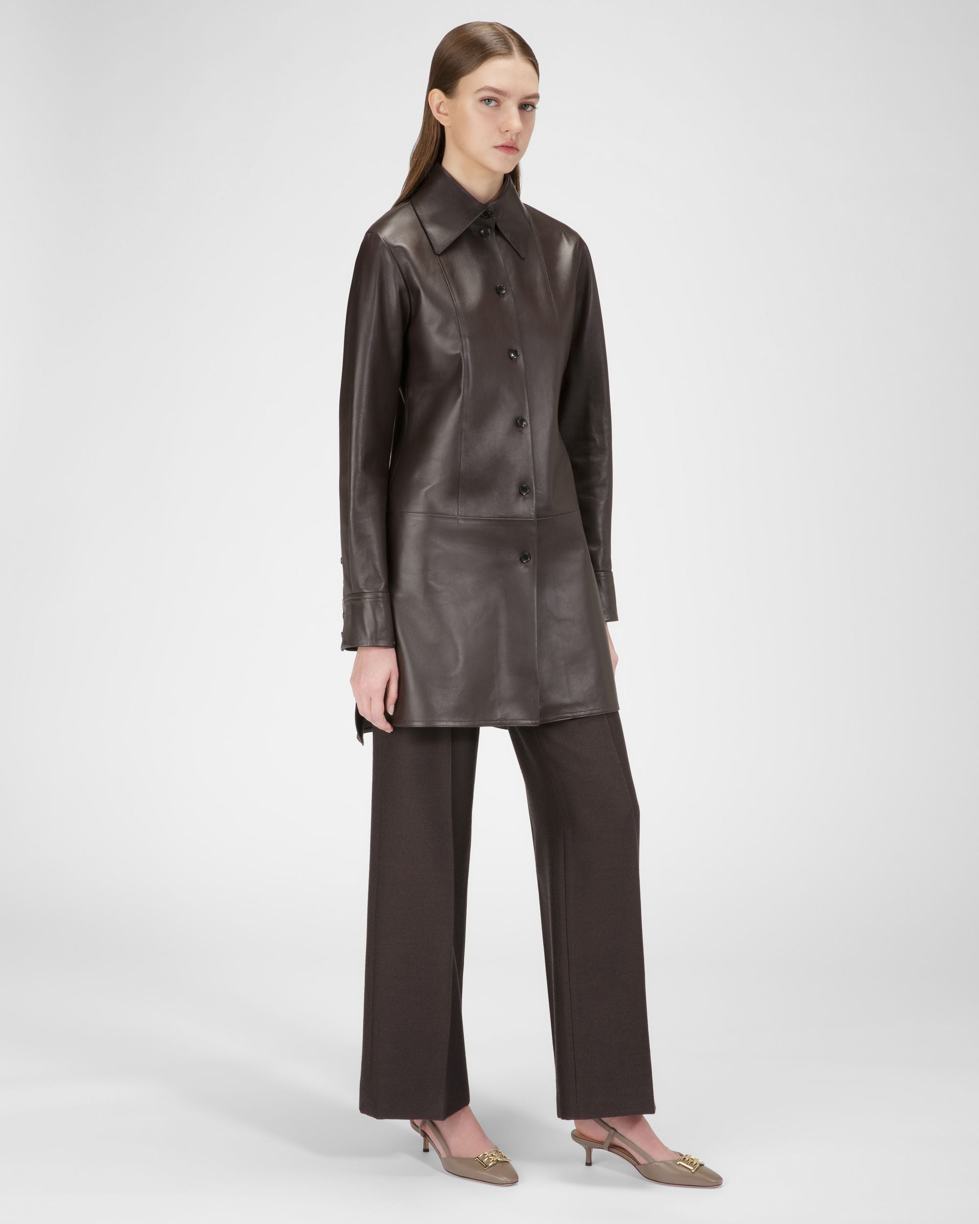 Eva Zapatos De Salón En Piel De Color Marrón - Mujer - Bally - 03