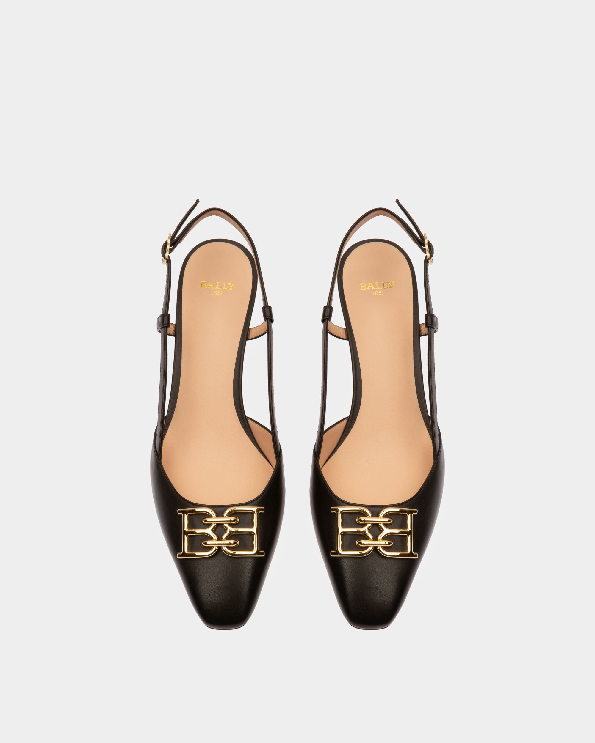 Eva Leather Pumps In Black - Women's - Bally - 02