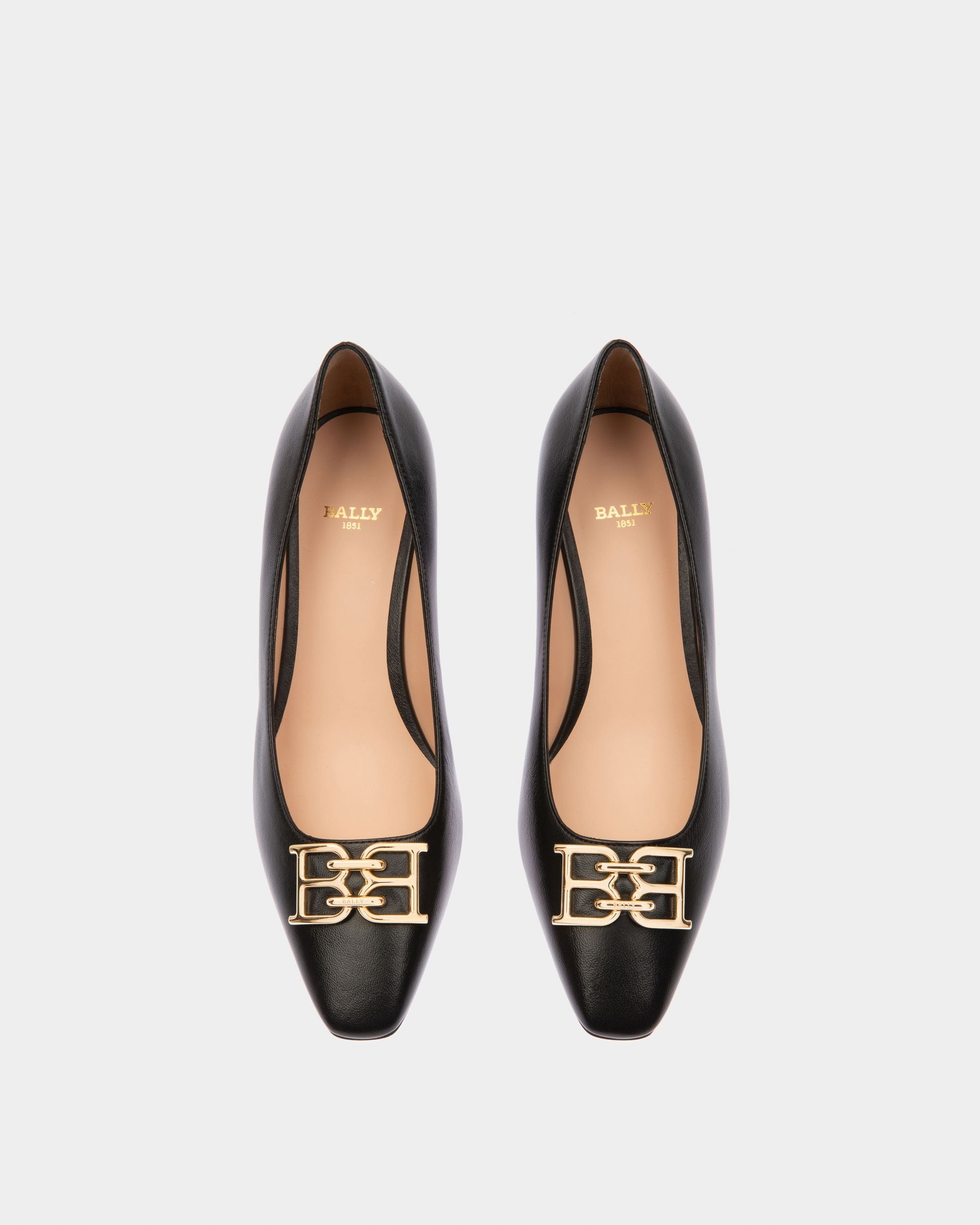 Evanca Zapatos De Salón De Piel Negra - Mujer - Bally - 02