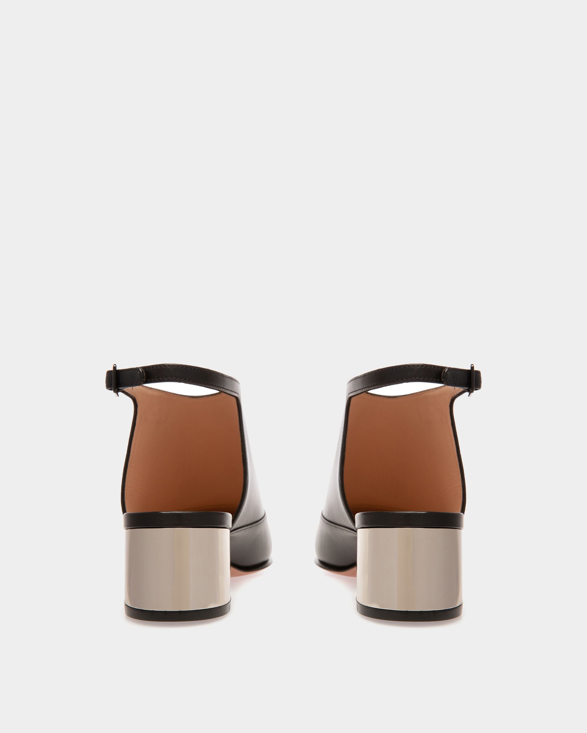 Girelle Zapatos De Salón De Piel En Negro - Mujer - Bally - 03