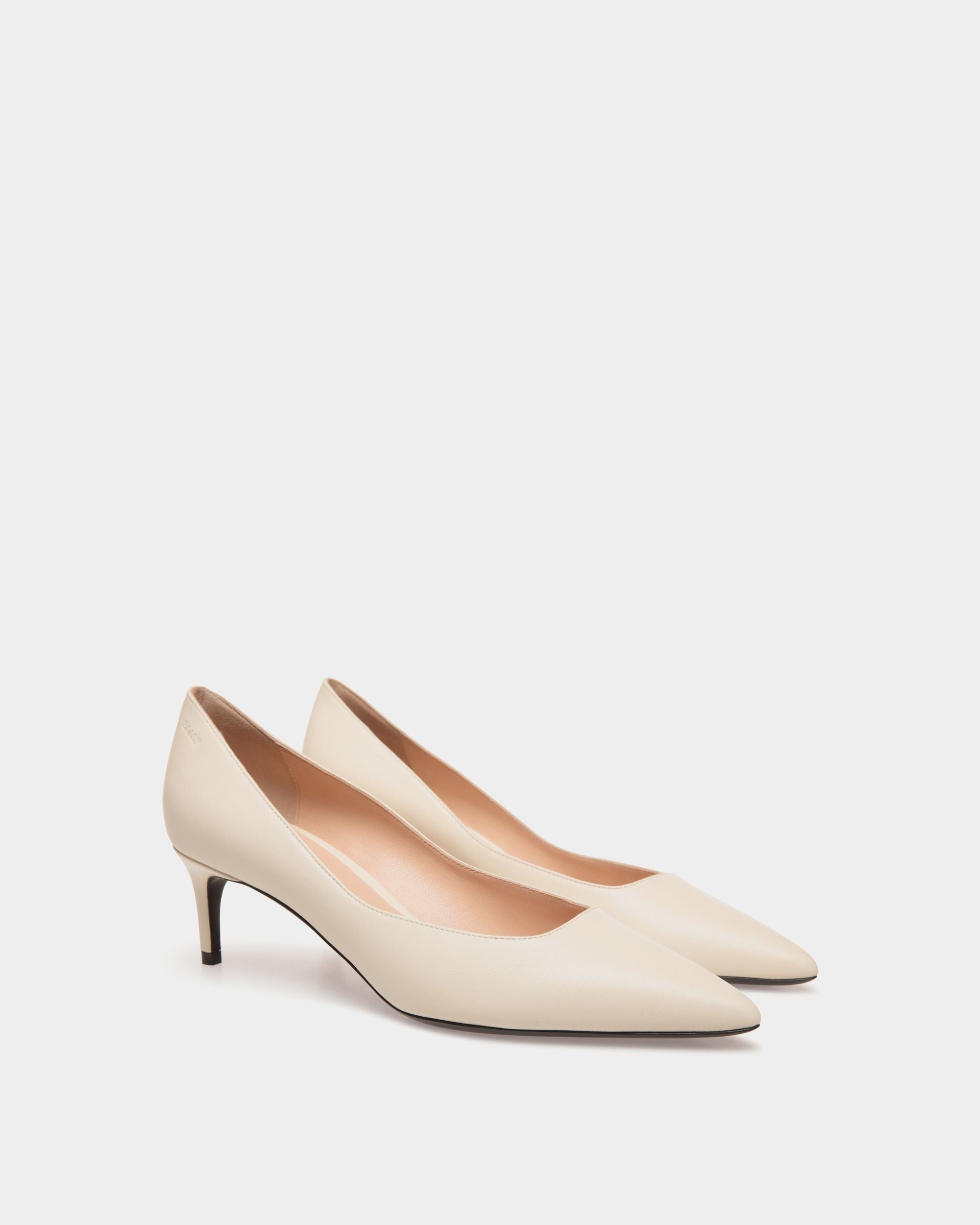 Pump In White Lamb - Women's - Bally - 02