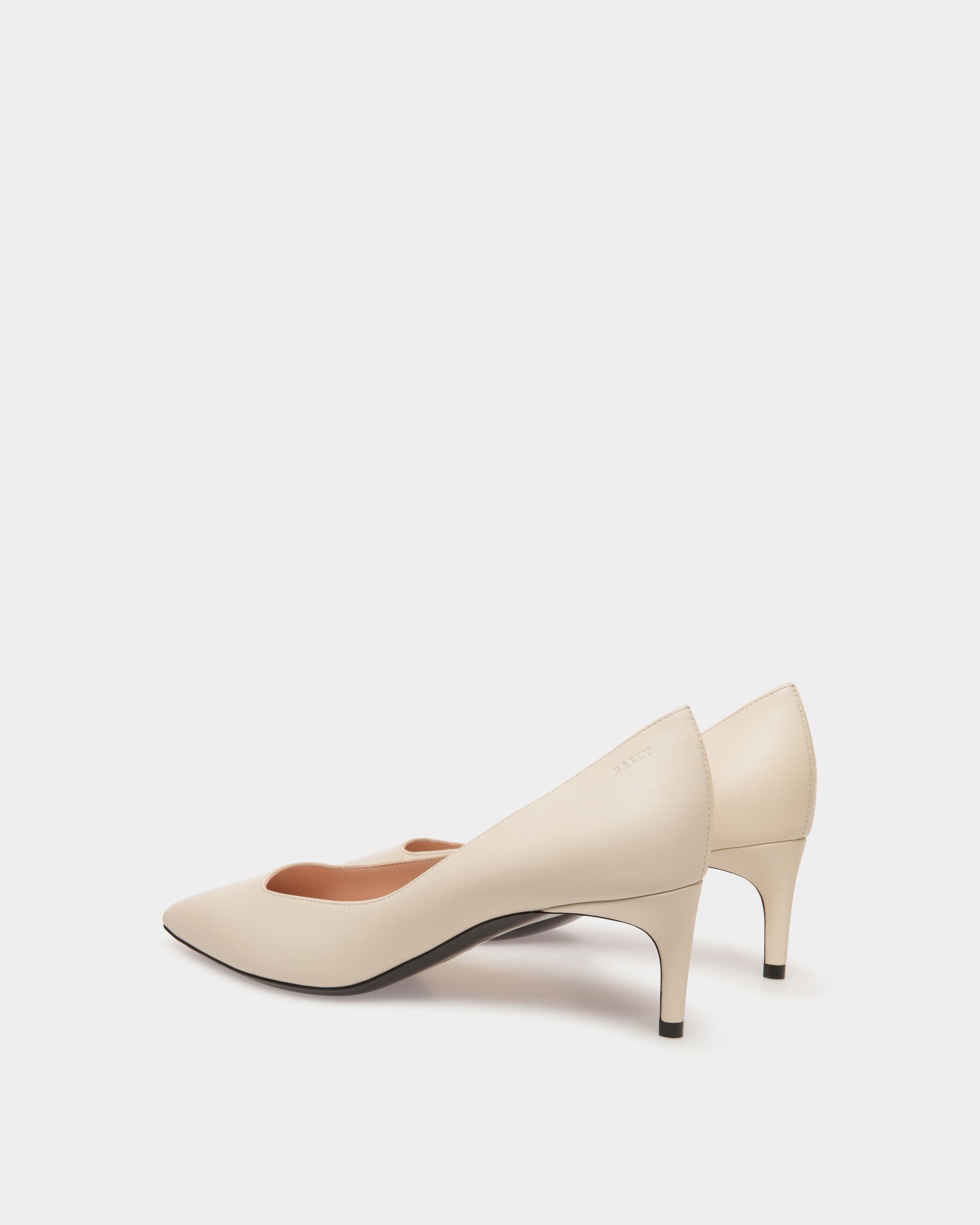 Pump In White Lamb - Women's - Bally - 03