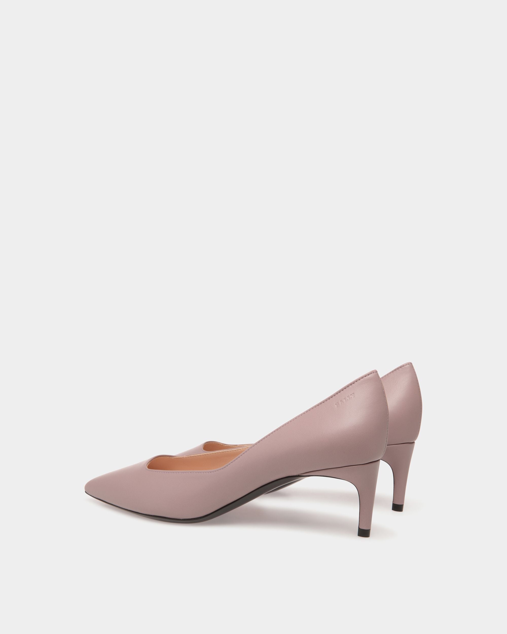 Pumps In Pink Leather - Women's - Bally - 03