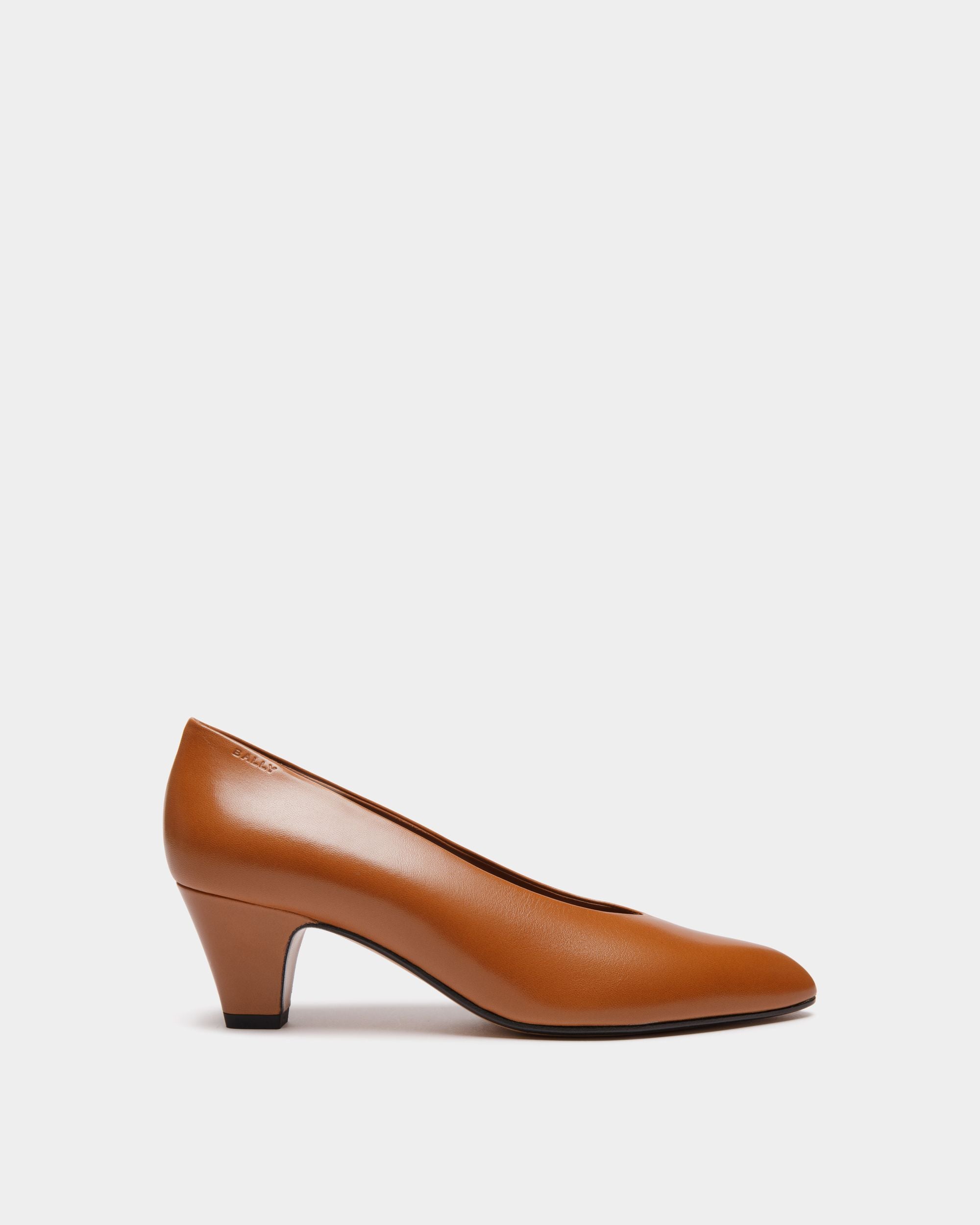 Zapato De Salón Alva De Piel Marrón - Mujer - Bally - 01