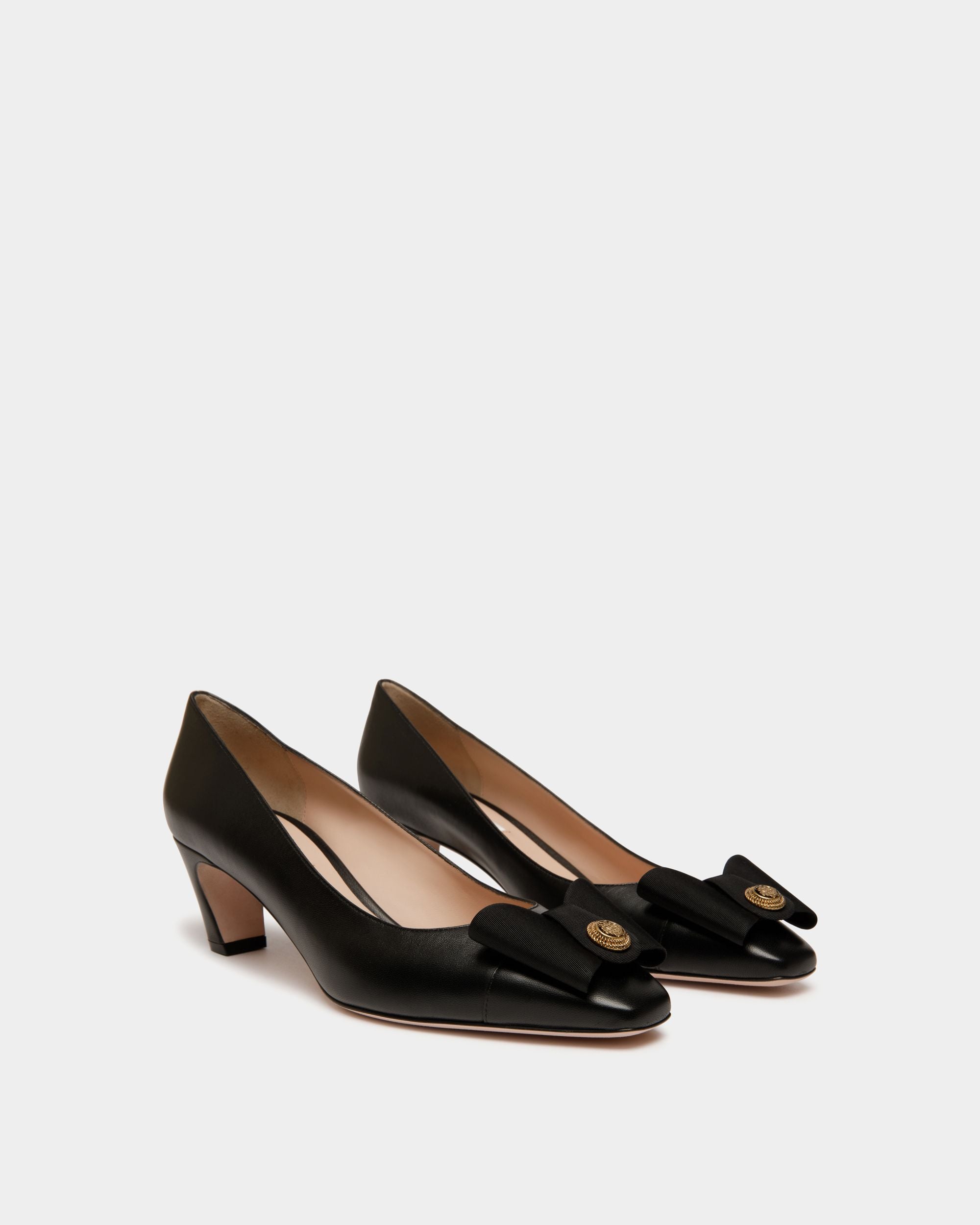 Zapato De Salón B-Bow De Piel En Negro - Mujer - Bally - 03