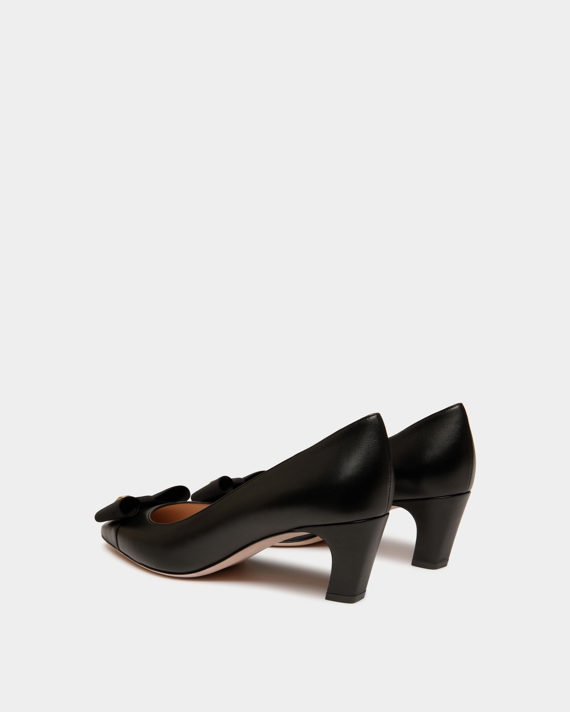 Zapato De Salón B-Bow De Piel En Negro - Mujer - Bally - 04