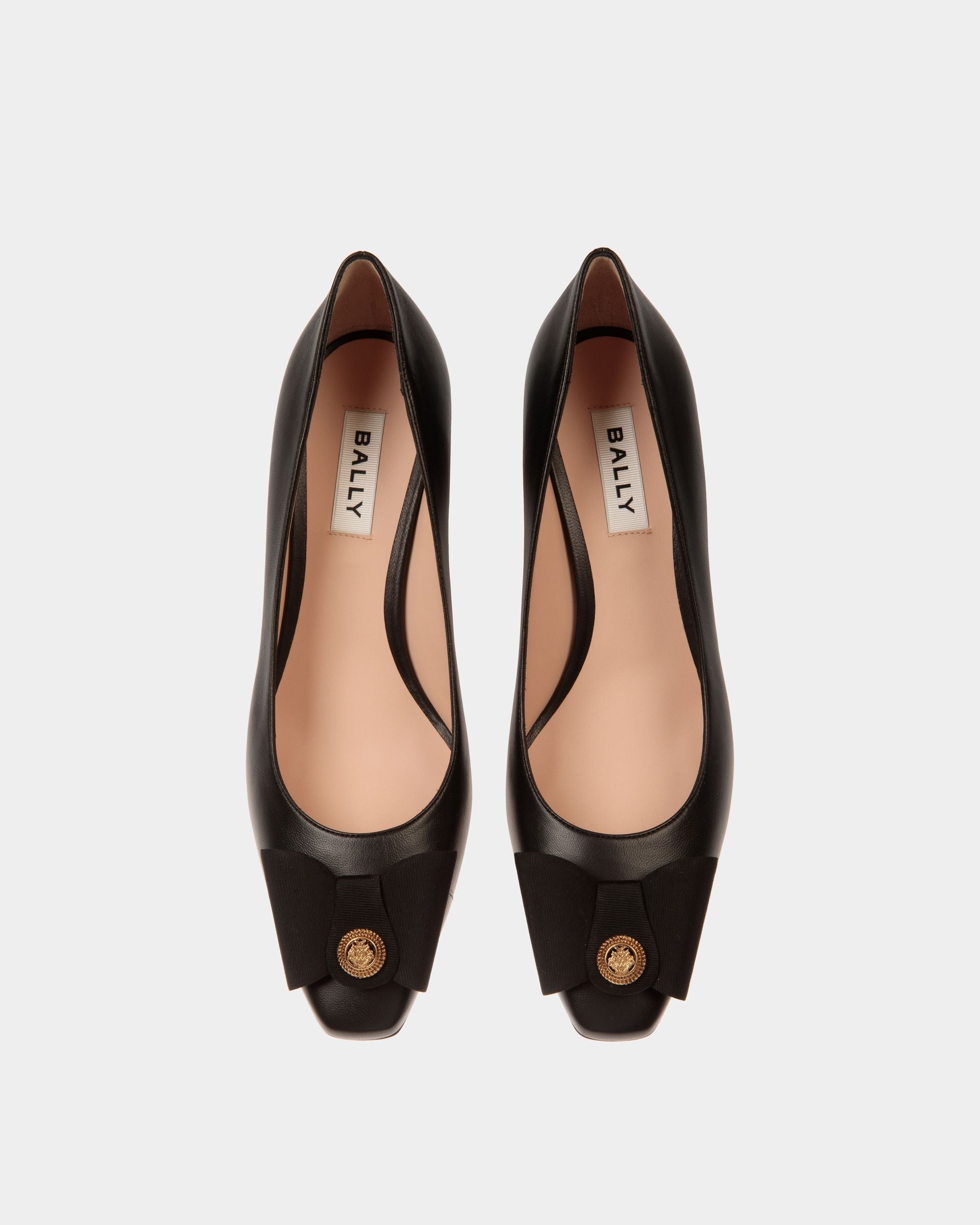 Zapato De Salón B-Bow De Piel En Negro - Mujer - Bally - 05