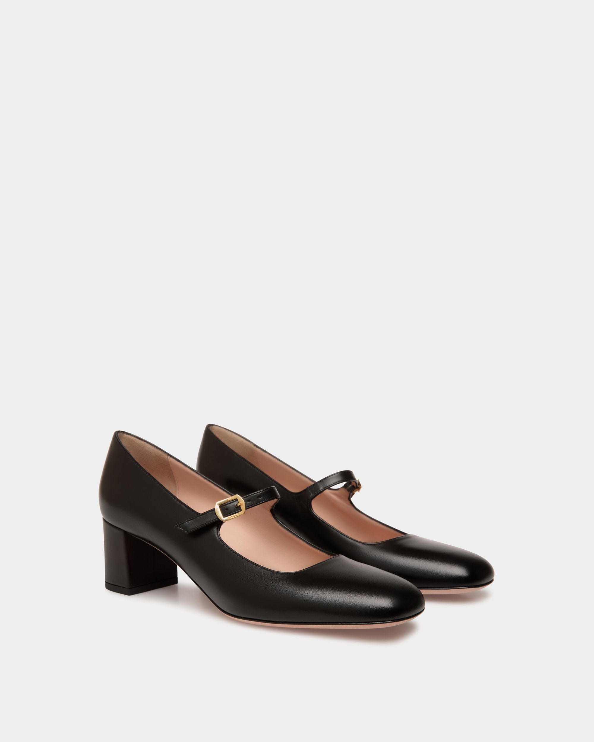 Zapato De Salón Ballyrina De Piel Negra - Mujer - Bally - 03