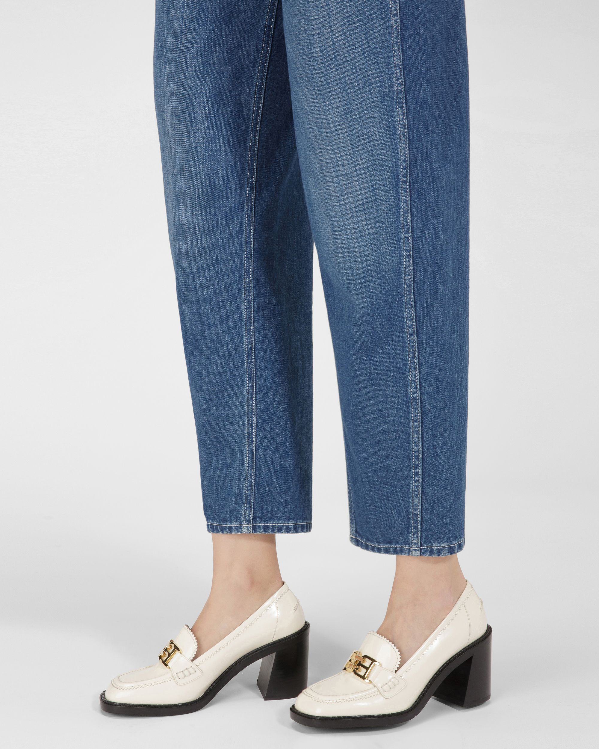 Ellyane Leather Pumps In Bone - Women's - Bally - 06