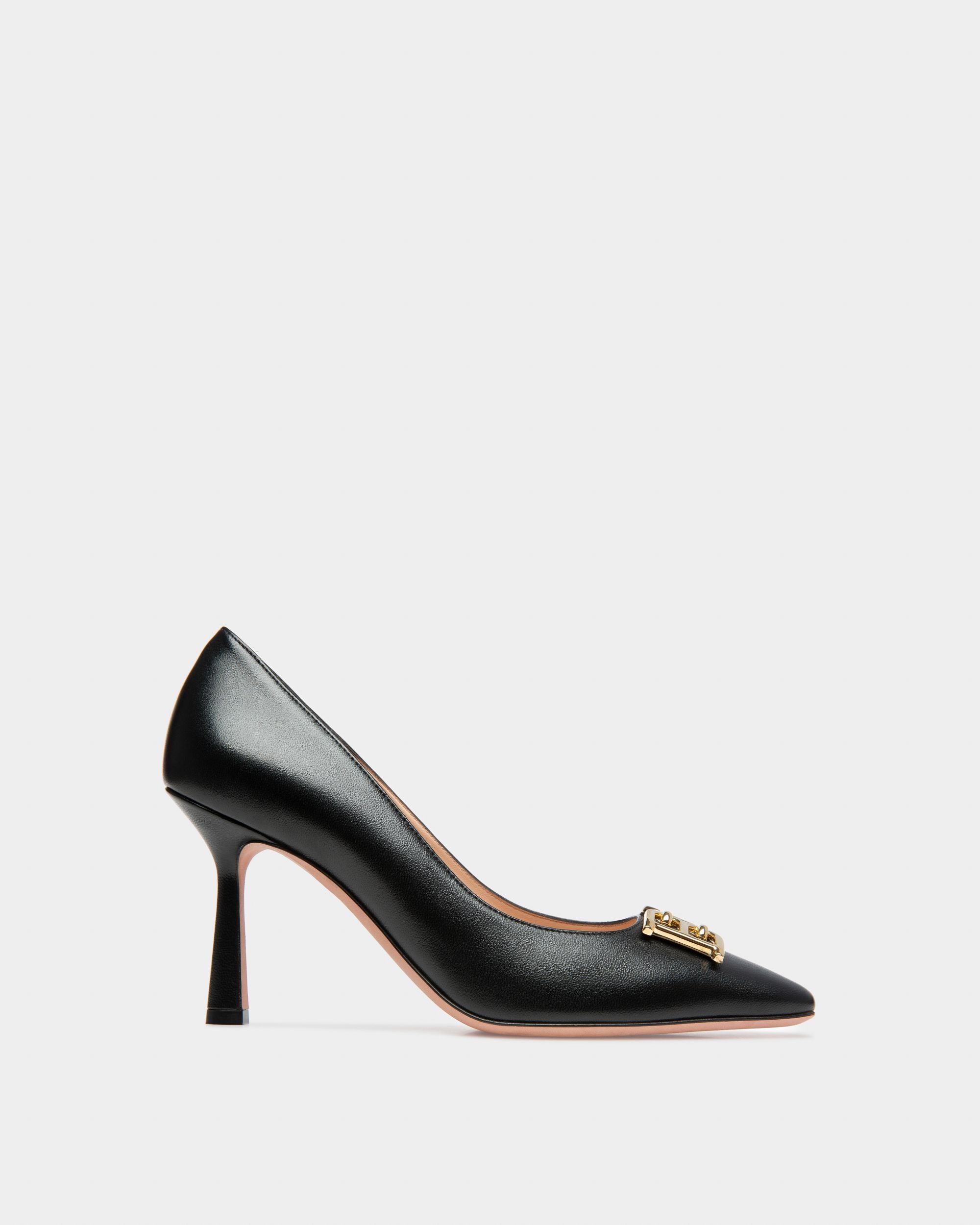 Evanca Leather Pumps In Black - Women's - Bally - 01