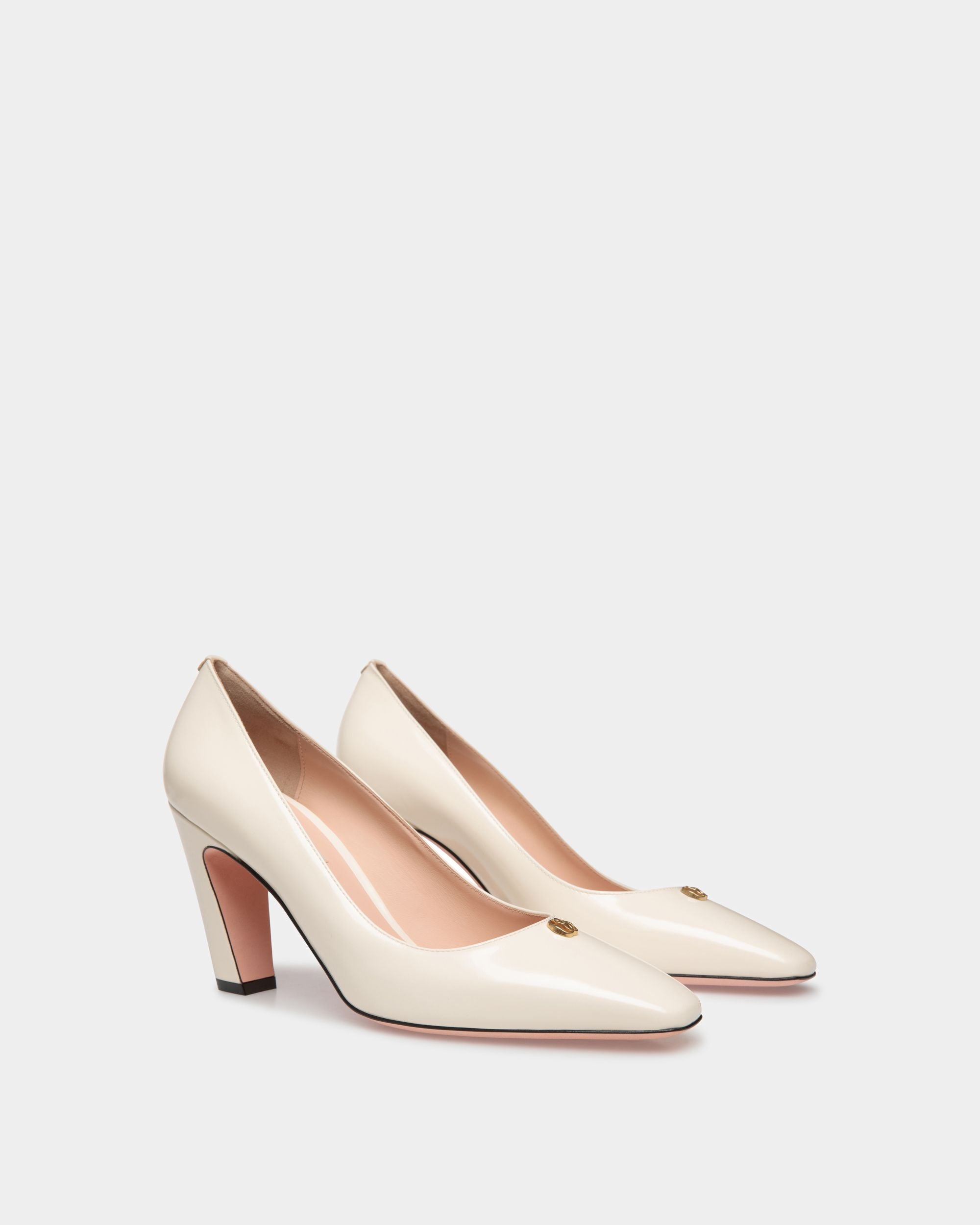 Zapato De Salón Sylt De Piel En Blanco - Mujer - Bally - 02