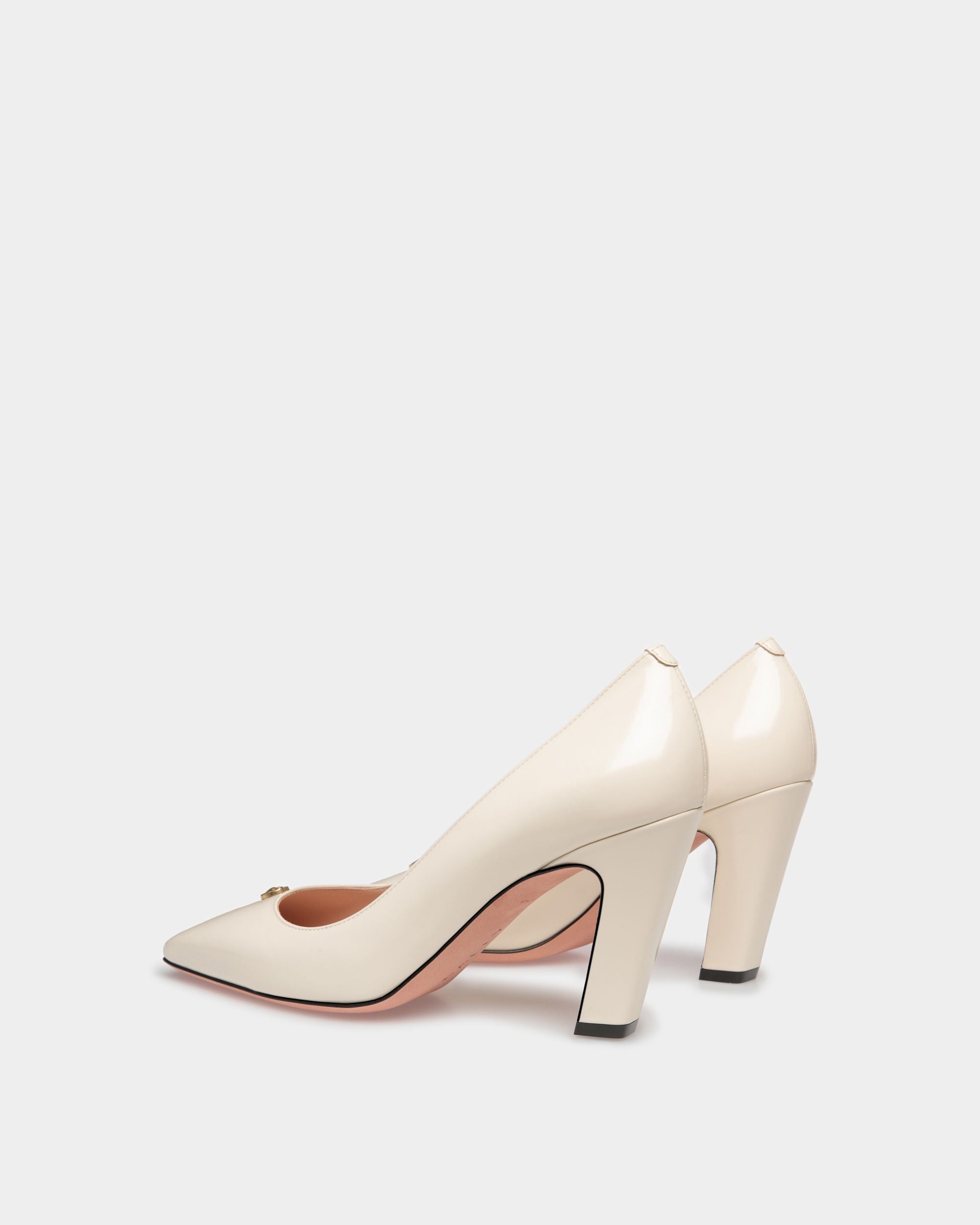 Zapato De Salón Sylt De Piel En Blanco - Mujer - Bally - 03