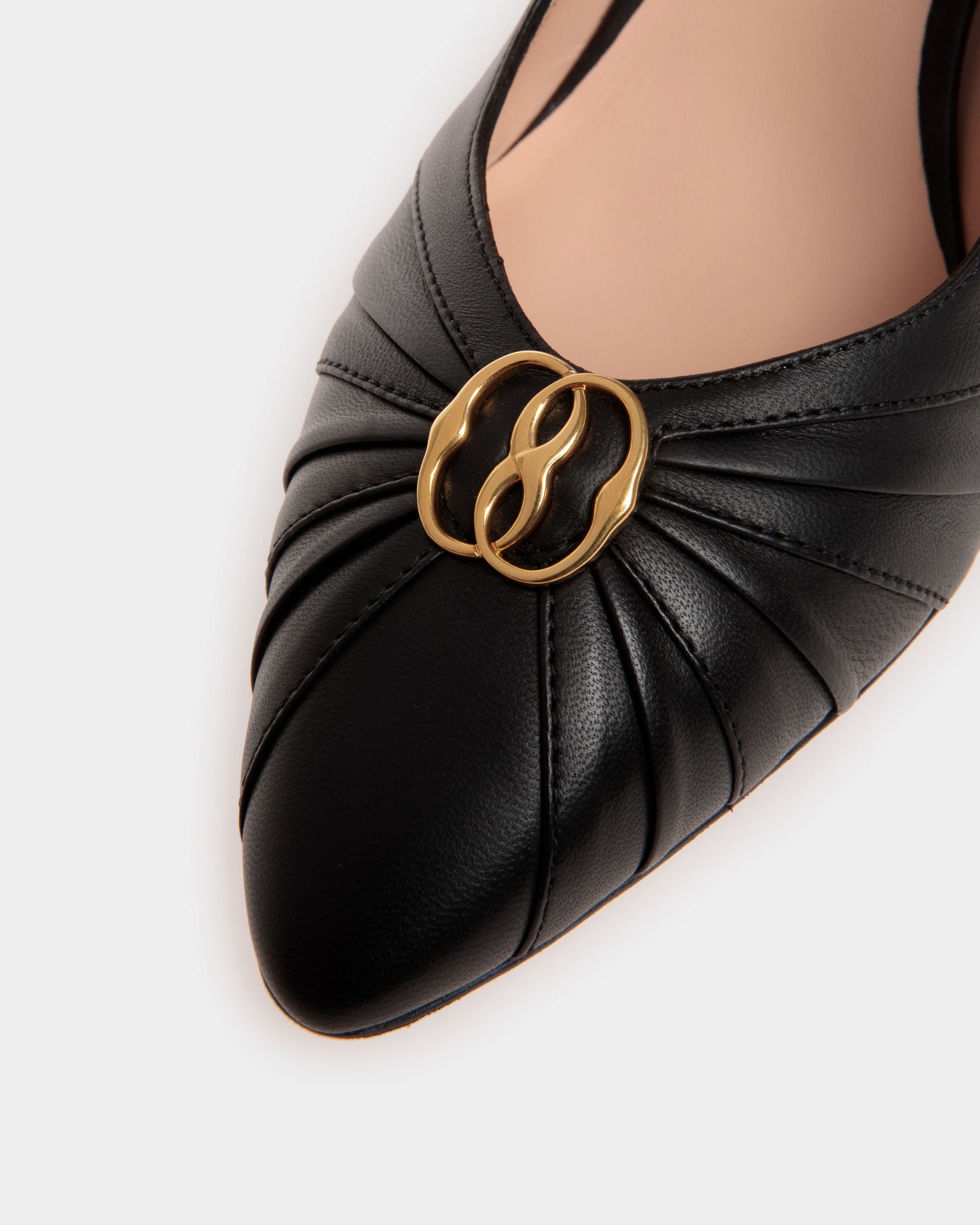 Zapato De Salón Destalonado Jolene De Piel Negra - Mujer - Bally - 04