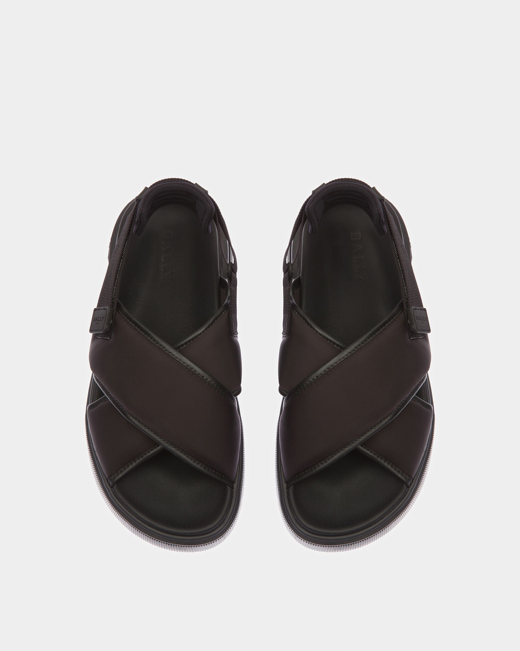 Jodye Sandalias De Piel Y Nailon En Negro - Mujer - Bally - 02