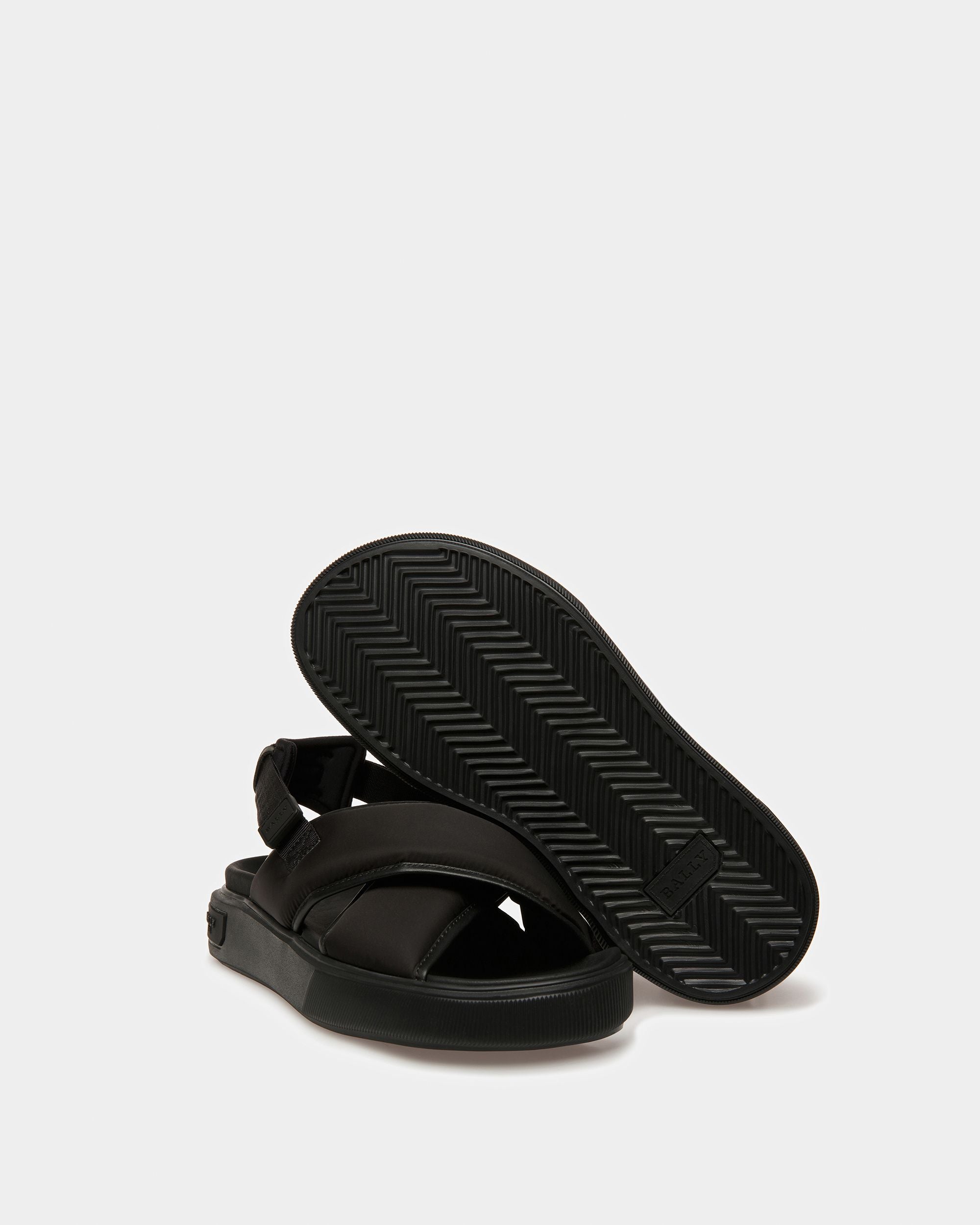 Jodye Sandalias De Piel Y Nailon En Negro - Mujer - Bally - 05
