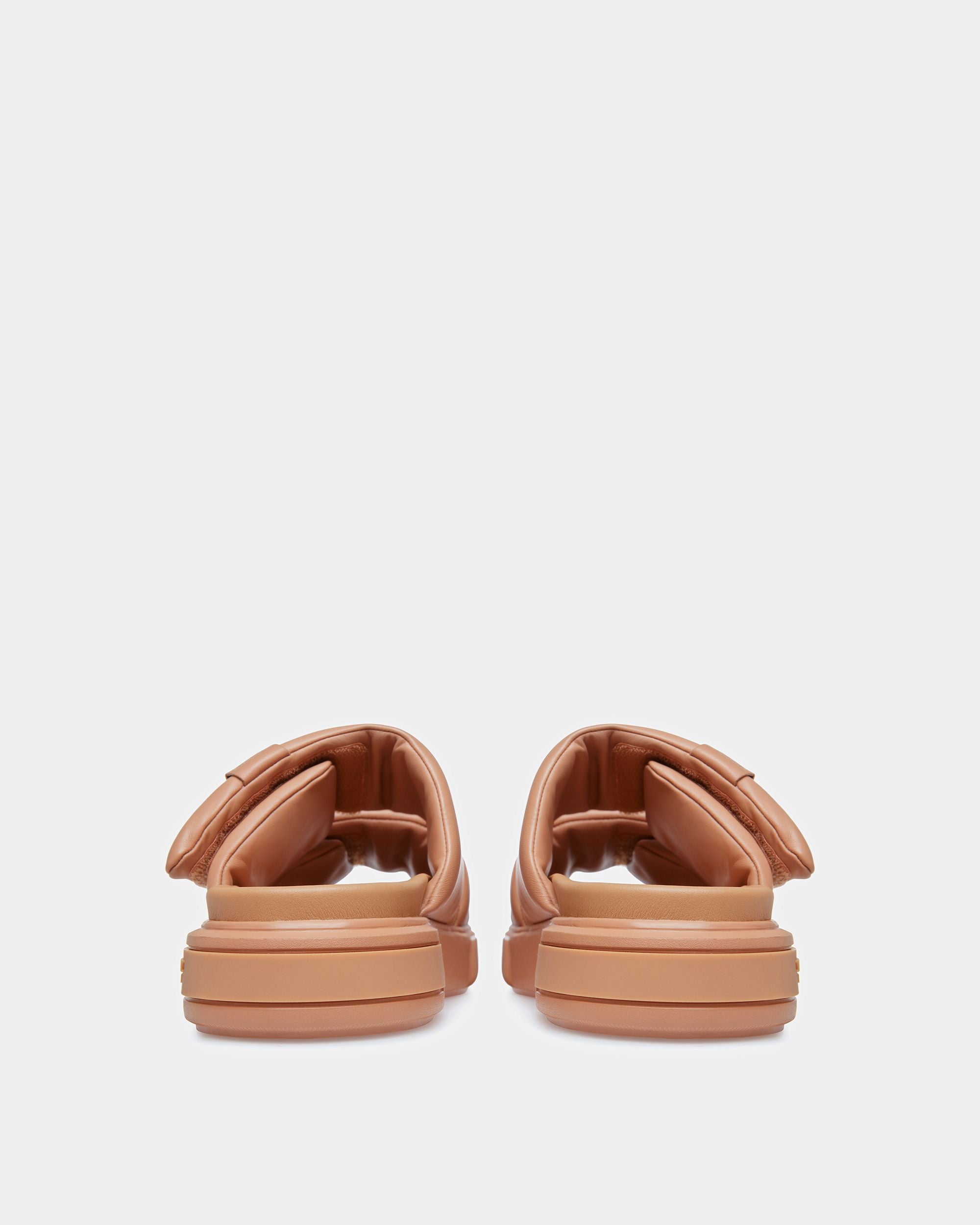 Joey-W Leather Sandals In Peach - Women's - Bally - 04