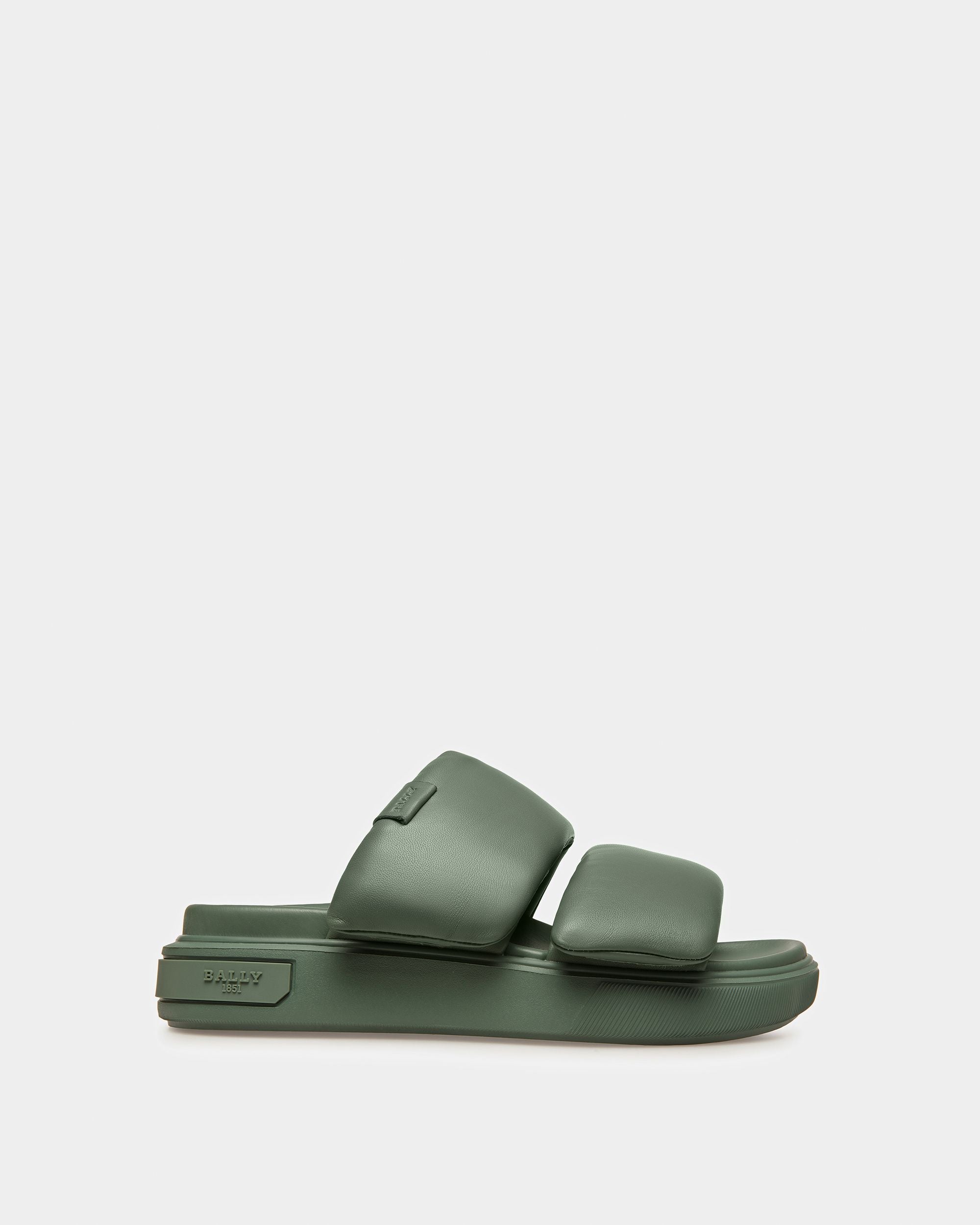 Joey-W Sandalias De Piel En Salvia - Mujer - Bally - 01