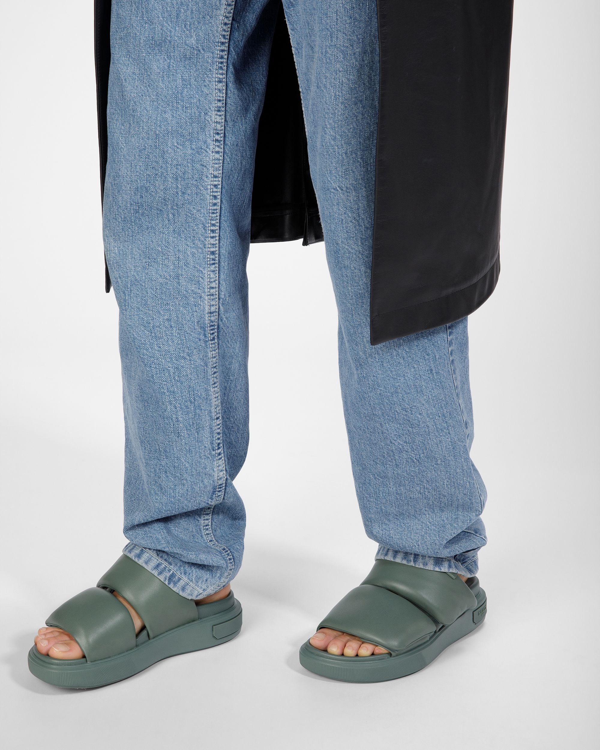 Joey-W Sandalias De Piel En Salvia - Mujer - Bally - 07