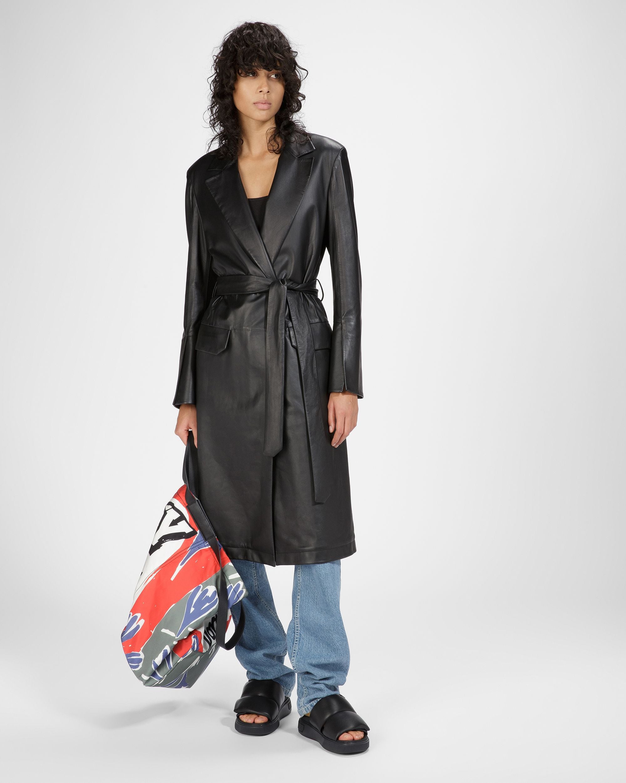 Joey-W Sandalias De Piel En Negro - Mujer - Bally - 03