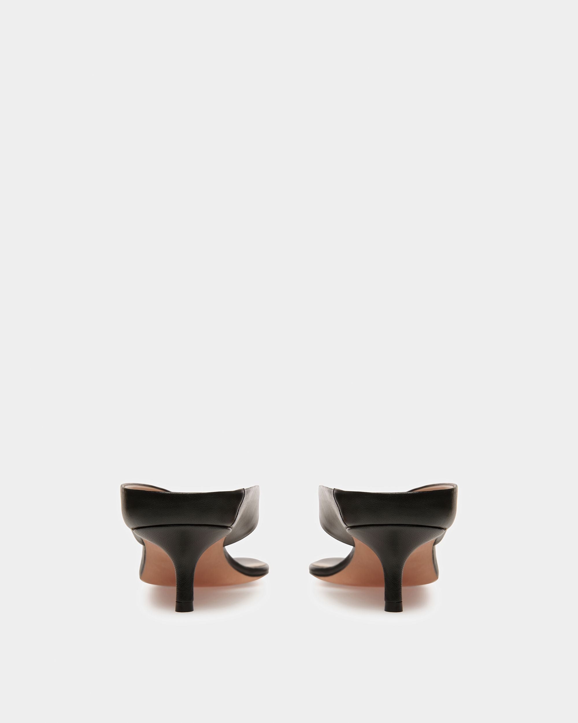 Nyna Leather Sandals In Black - Women's - Bally - 04