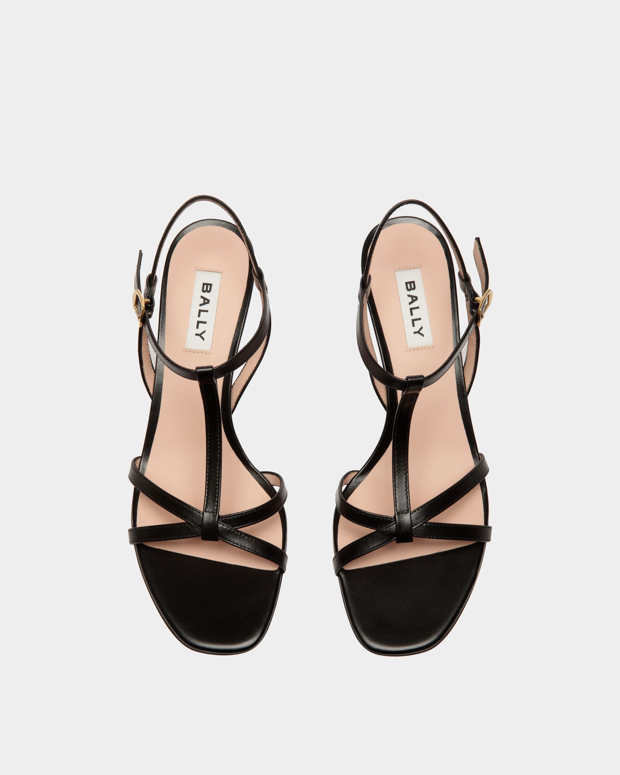 Sylt Sandal in Black Leather - Women's - Bally - 04