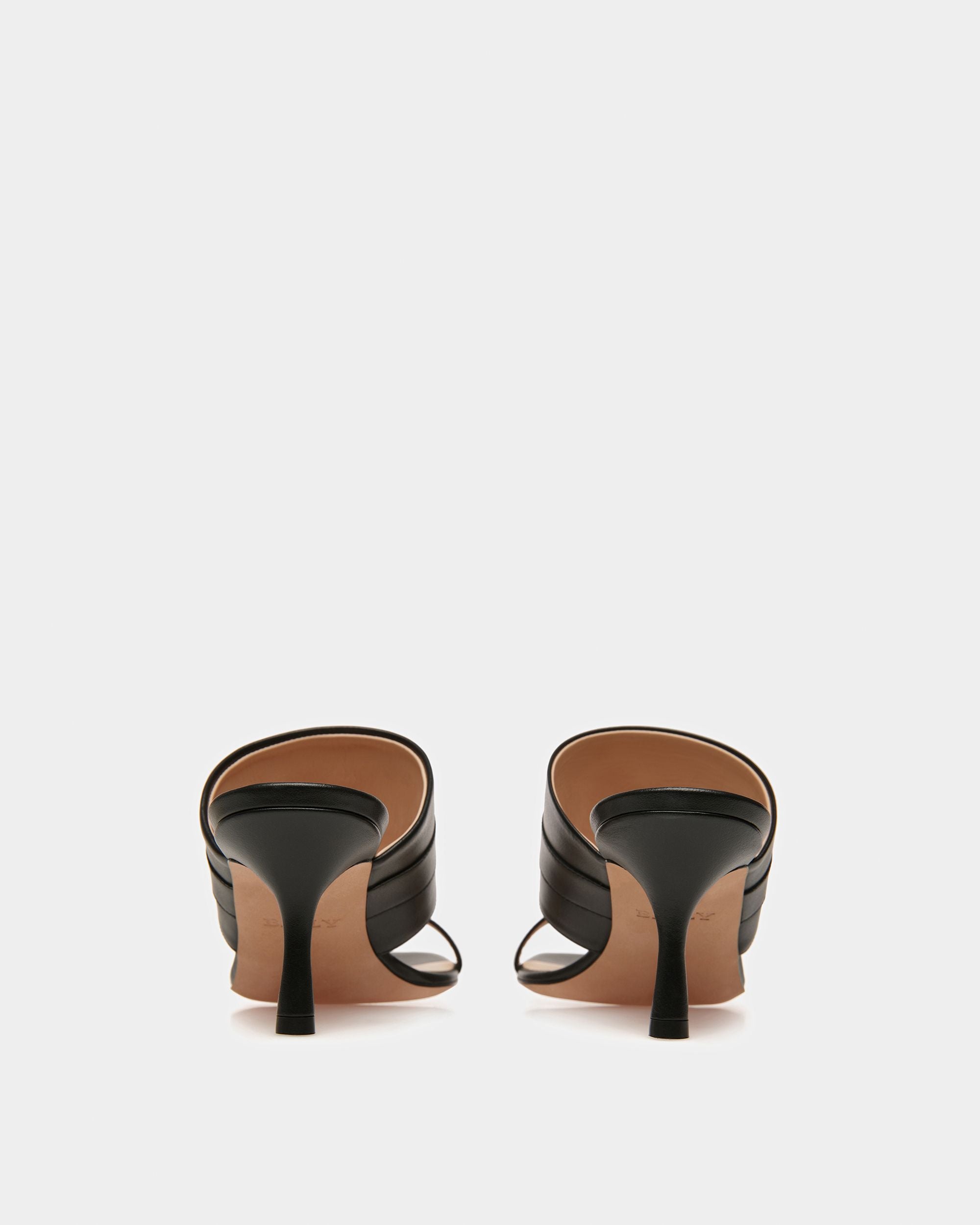 Ella Sandalias De Piel En Negro - Mujer - Bally - 03