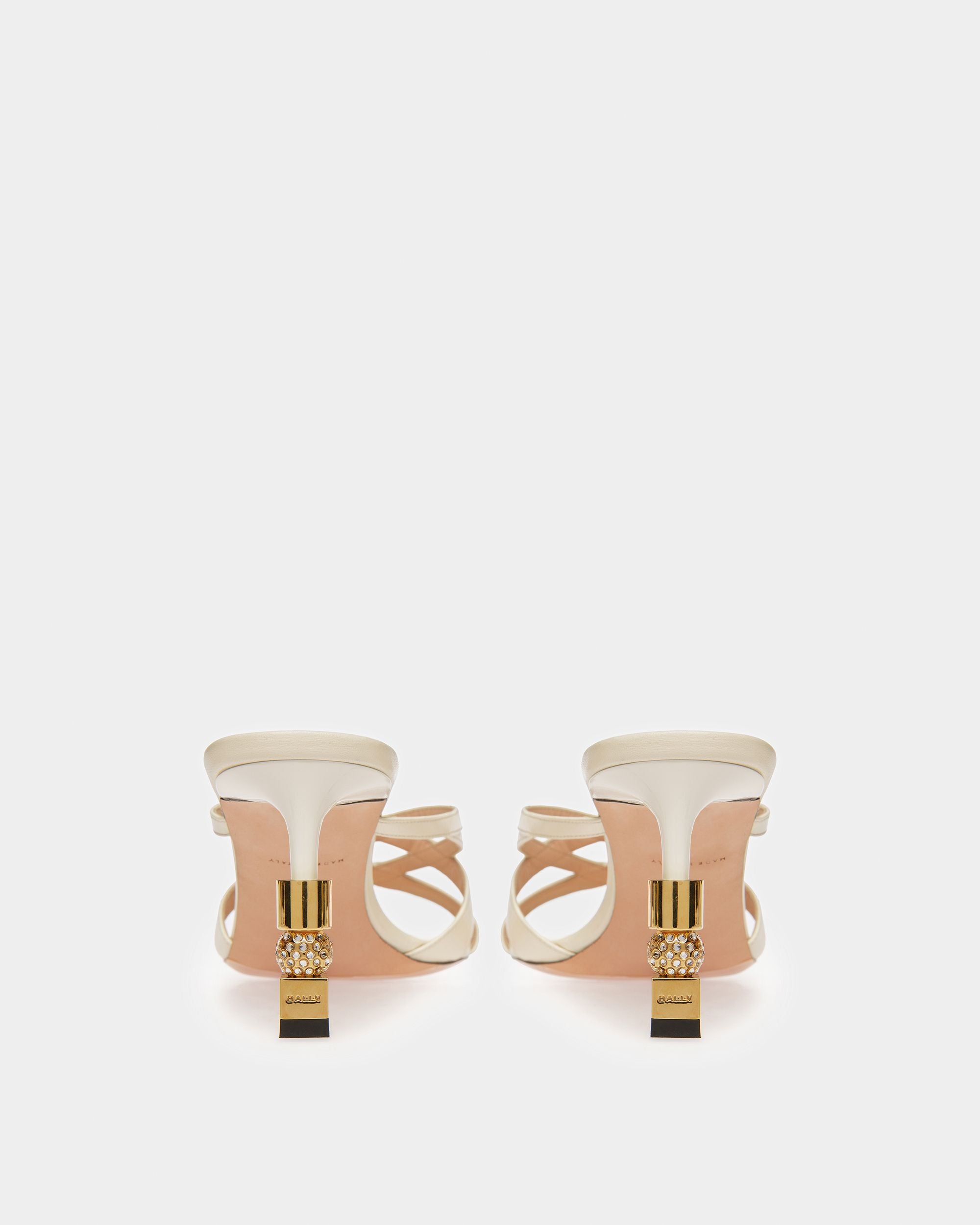 Sandalias Abiertas Block De Piel - Mujer - Bally - 04