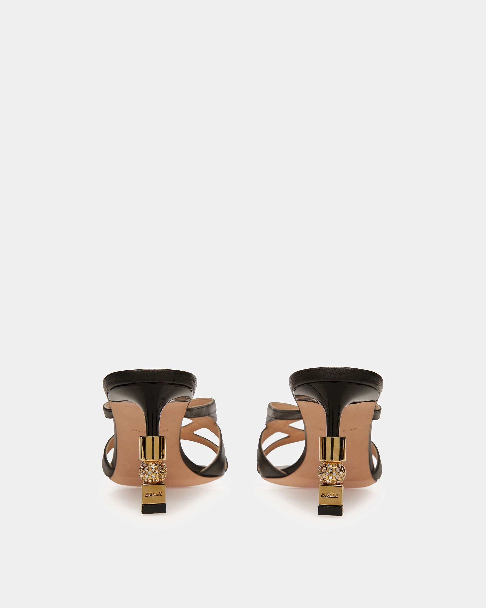 Sandalias Abiertas Block De Piel - Mujer - Bally - 04