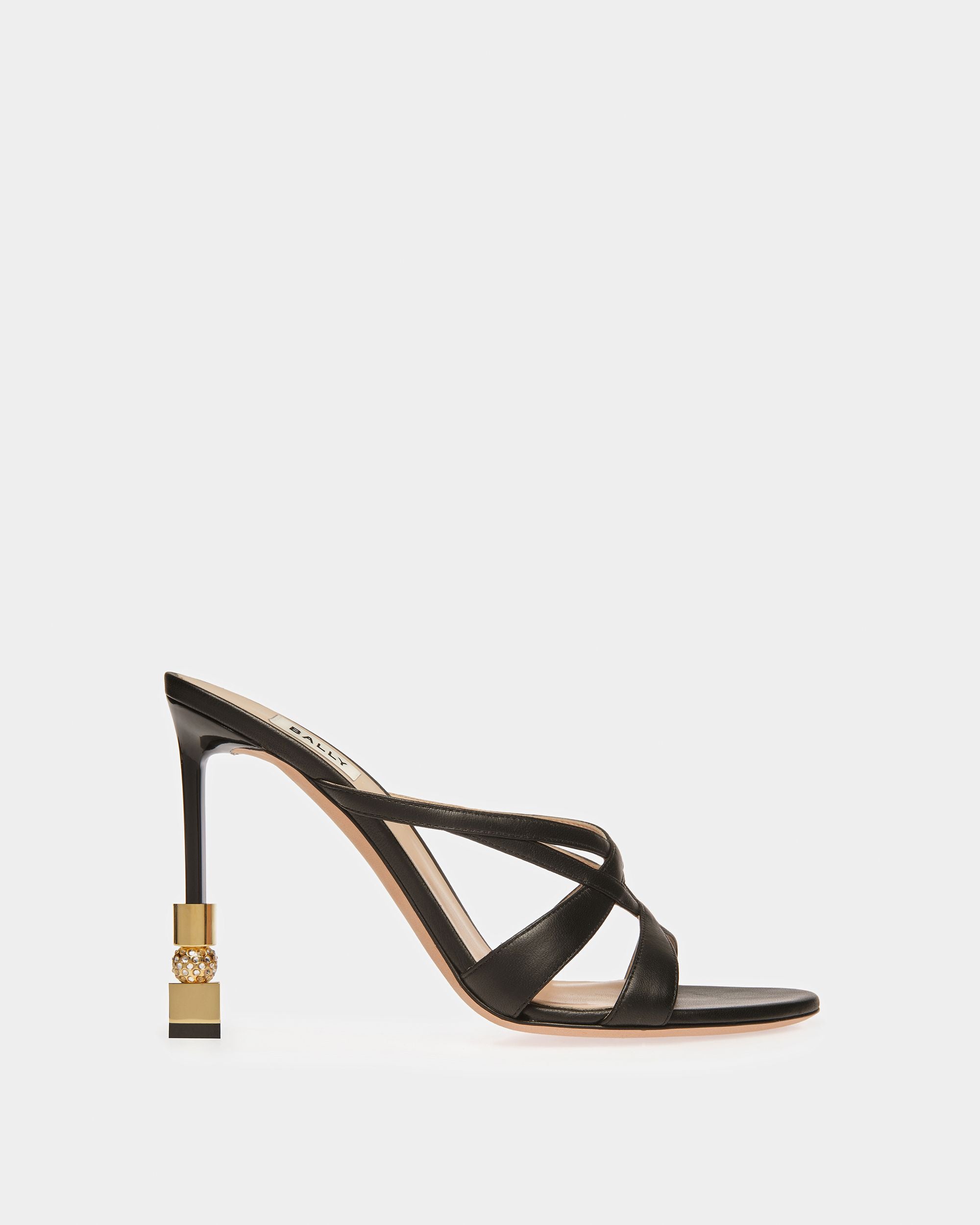 Sandalias Abiertas Block De Piel - Mujer - Bally - 01
