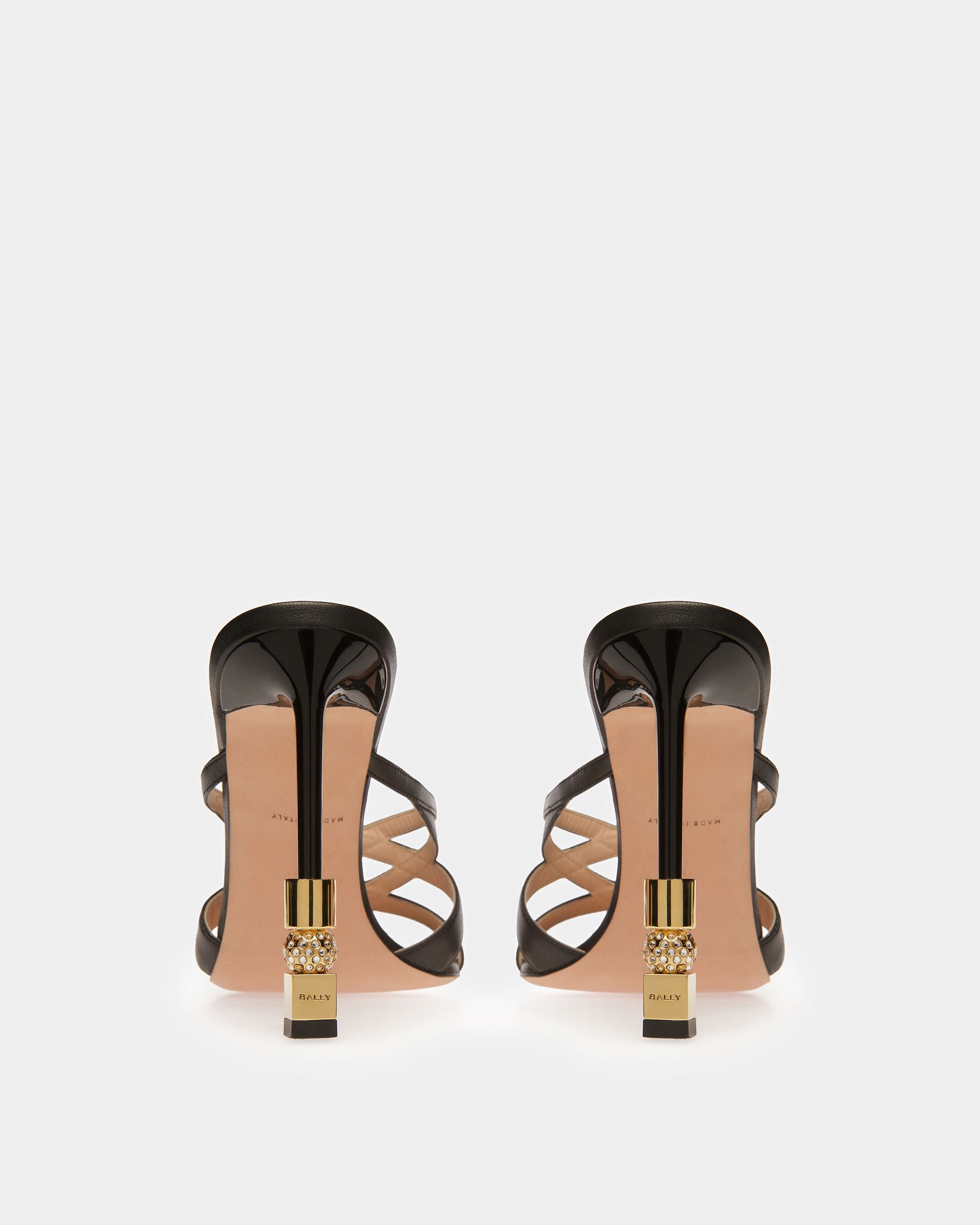 Sandalias Abiertas Block De Piel - Mujer - Bally - 04