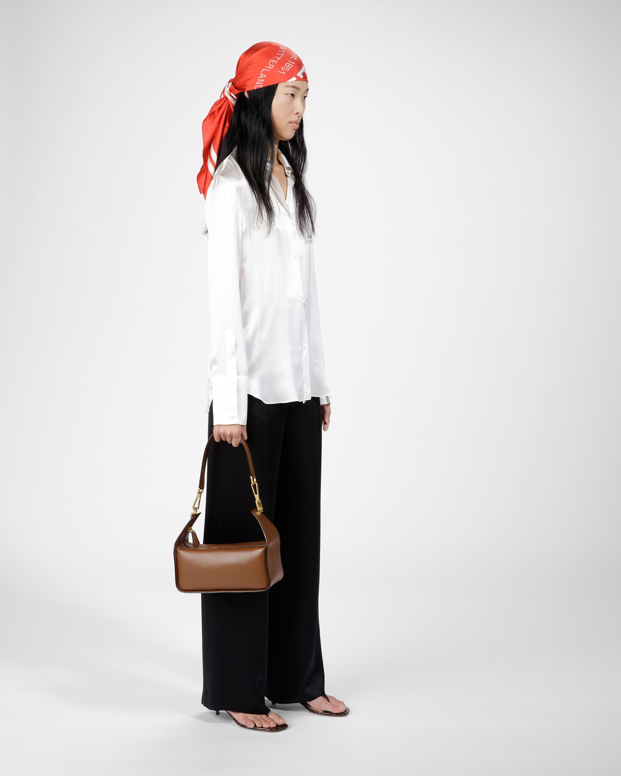 Carré De Seda Naranja - Mujer - Bally - 02
