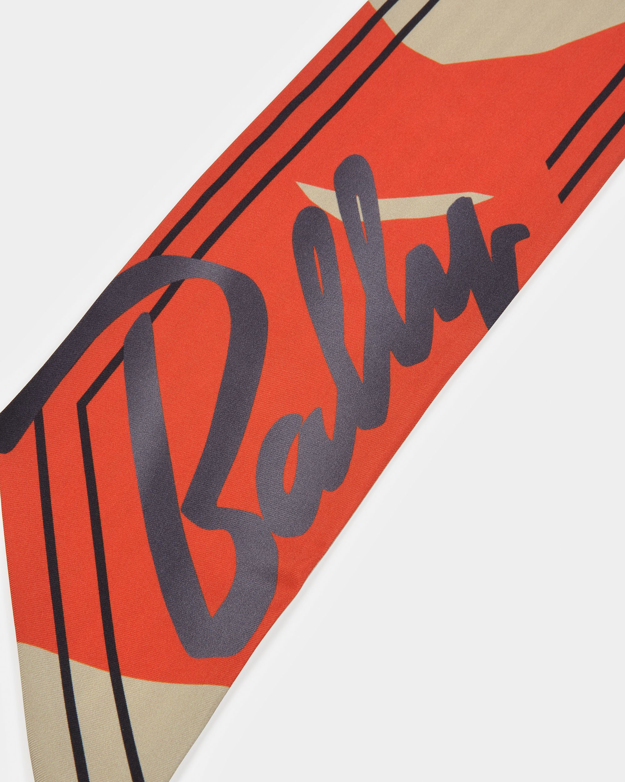 Fular Fular Estampado En Naranja - Mujer - Bally - 03