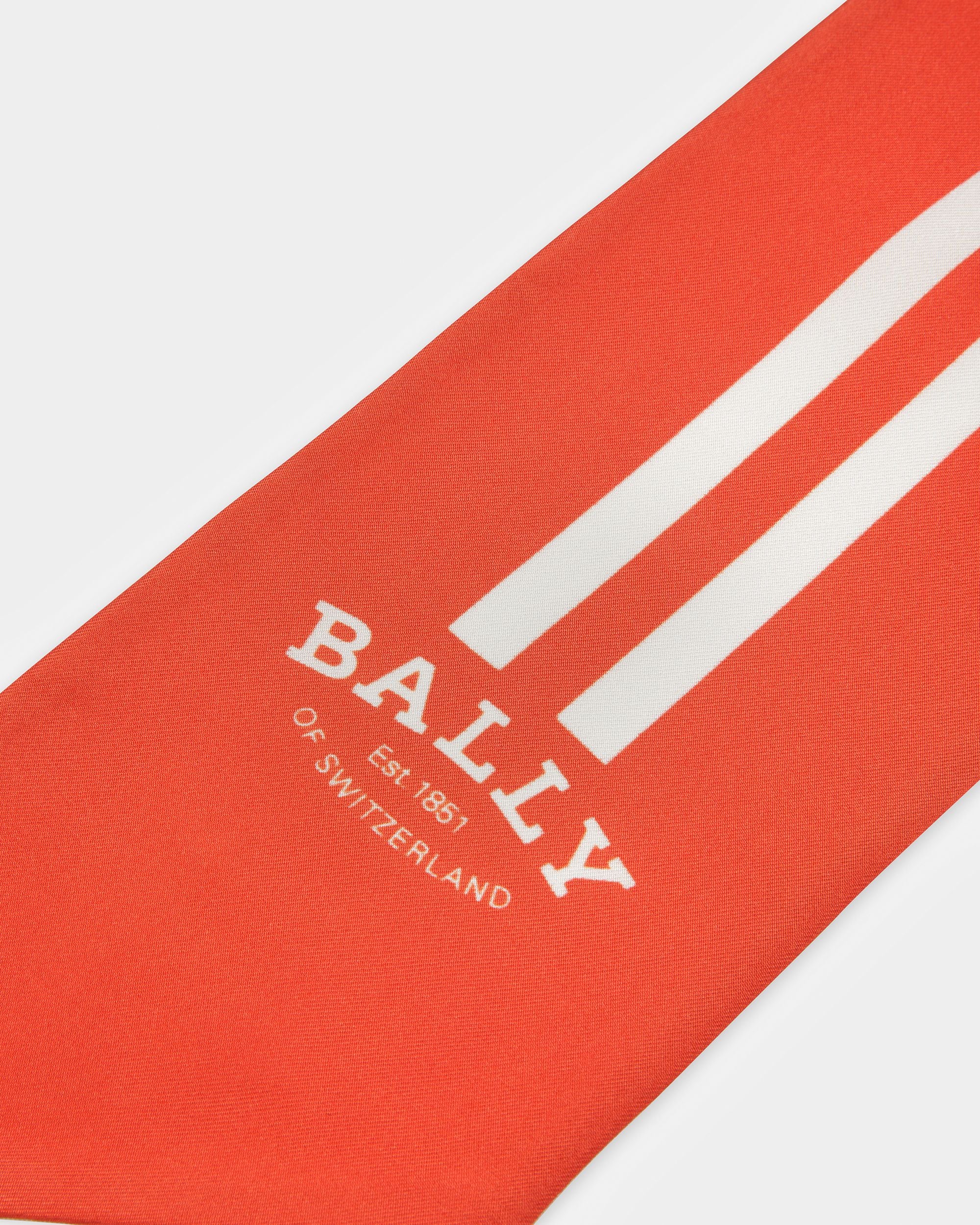 Fular Fular Estampado En Naranja - Mujer - Bally - 03