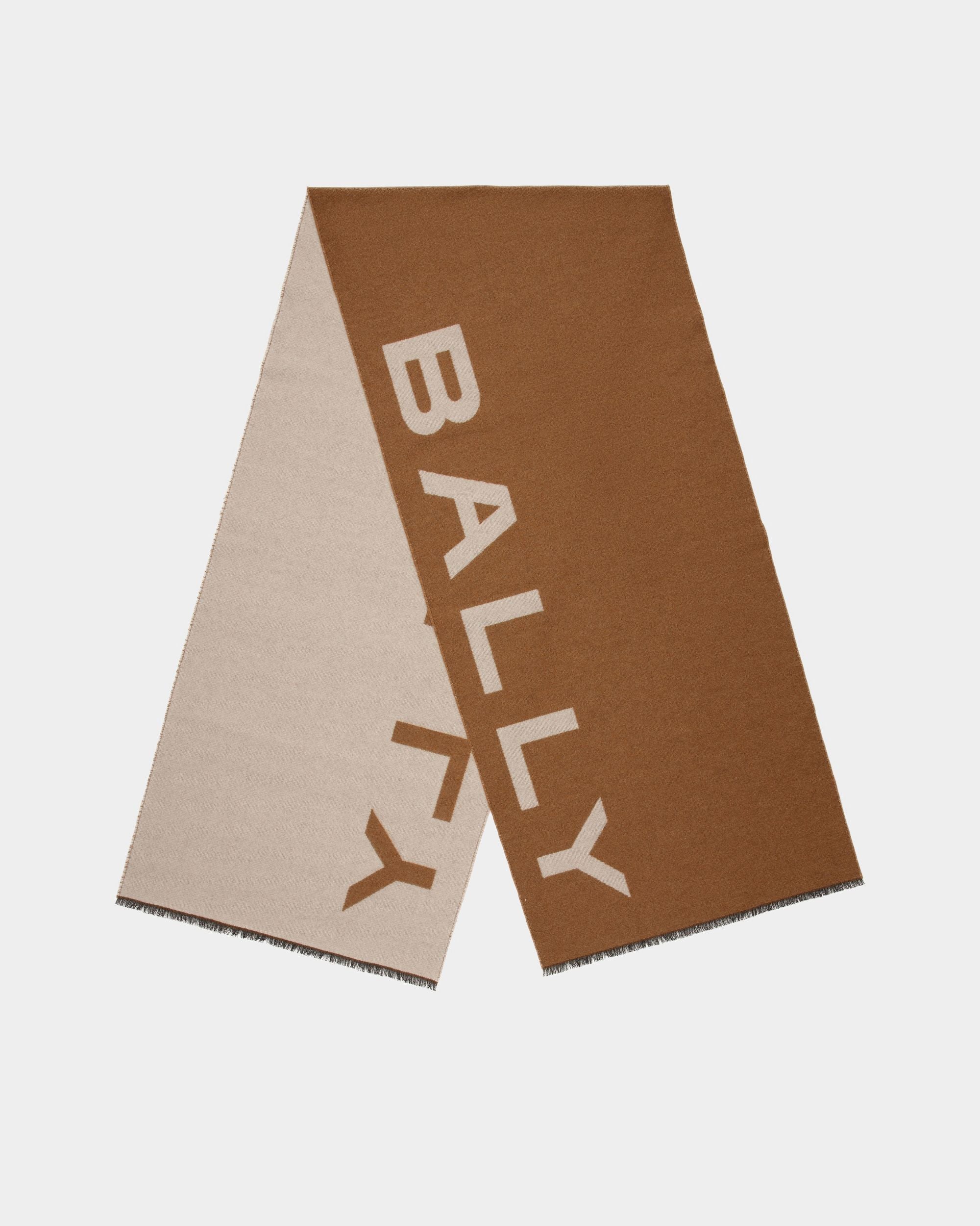 Logo Scarf In Desert And Dusty Petal Fabric - Women's - Bally - 01