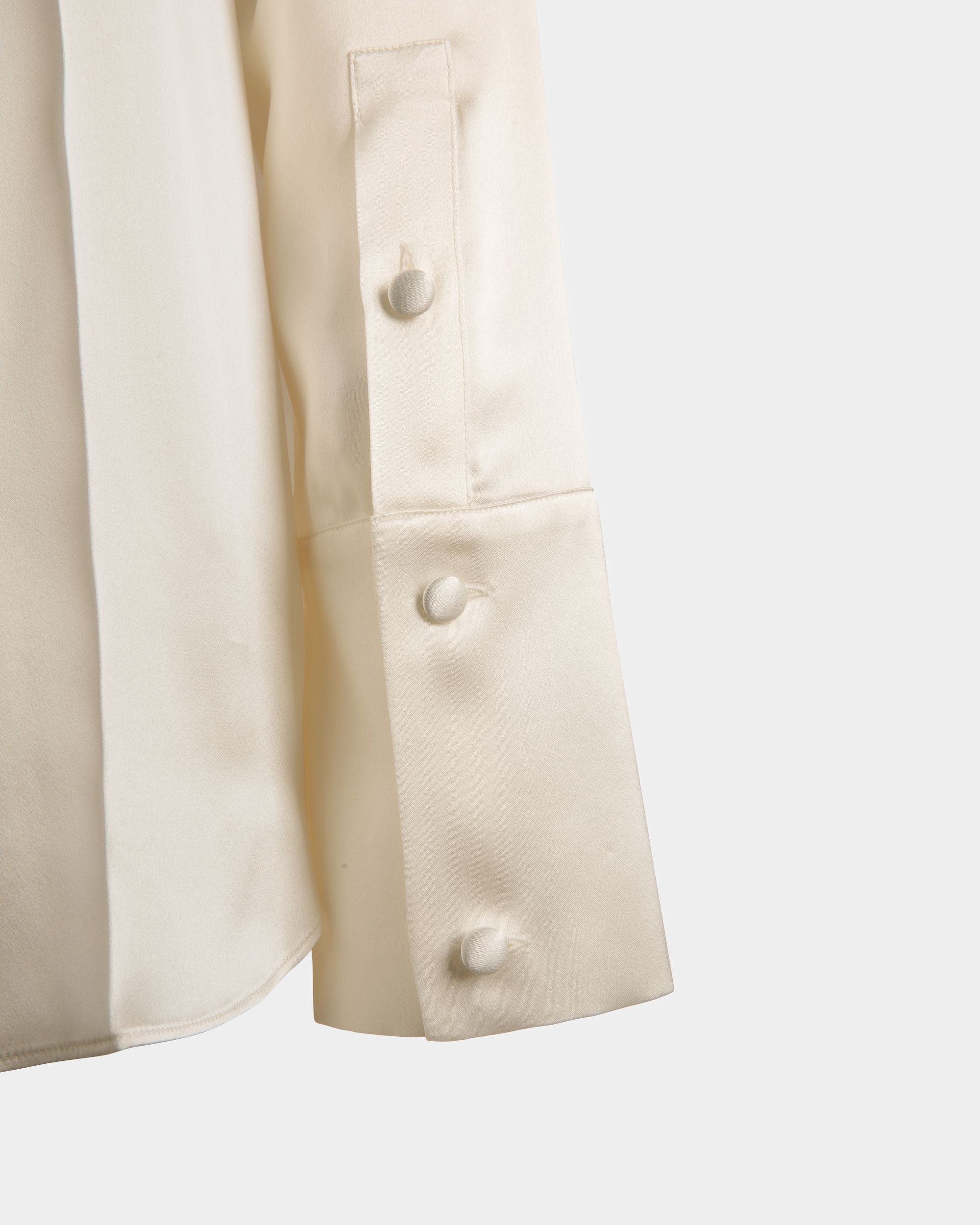Silk Shirt In White - Women's - Bally - 03