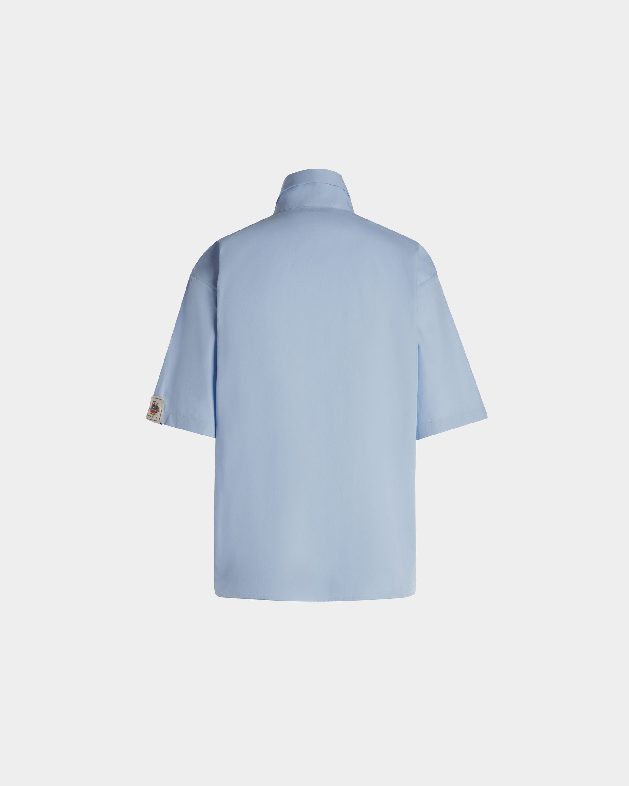 Camisa De Algodón Light Blue - Mujer - Bally - 03
