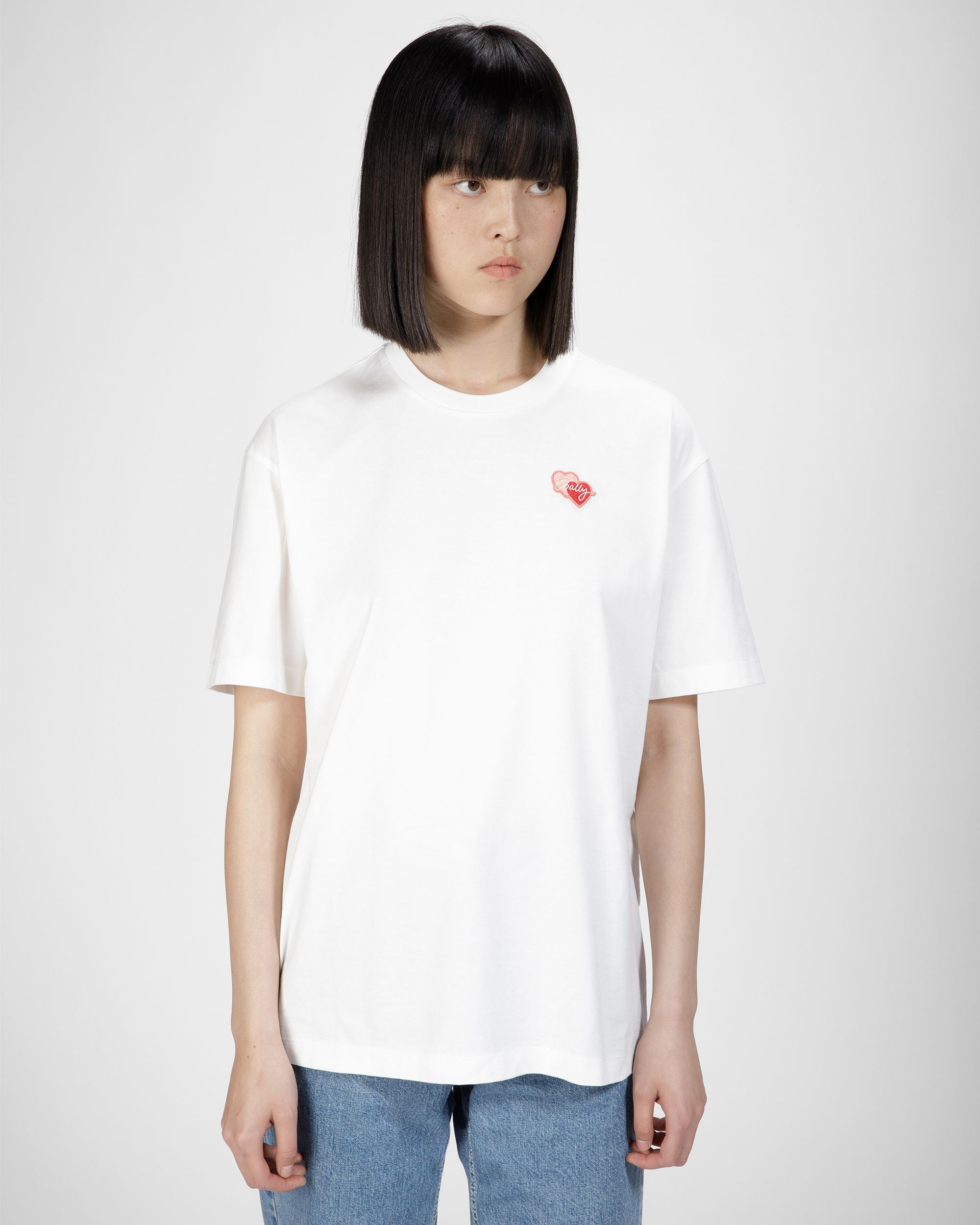 Cotton T-Shirt - Women's - Bally - 01