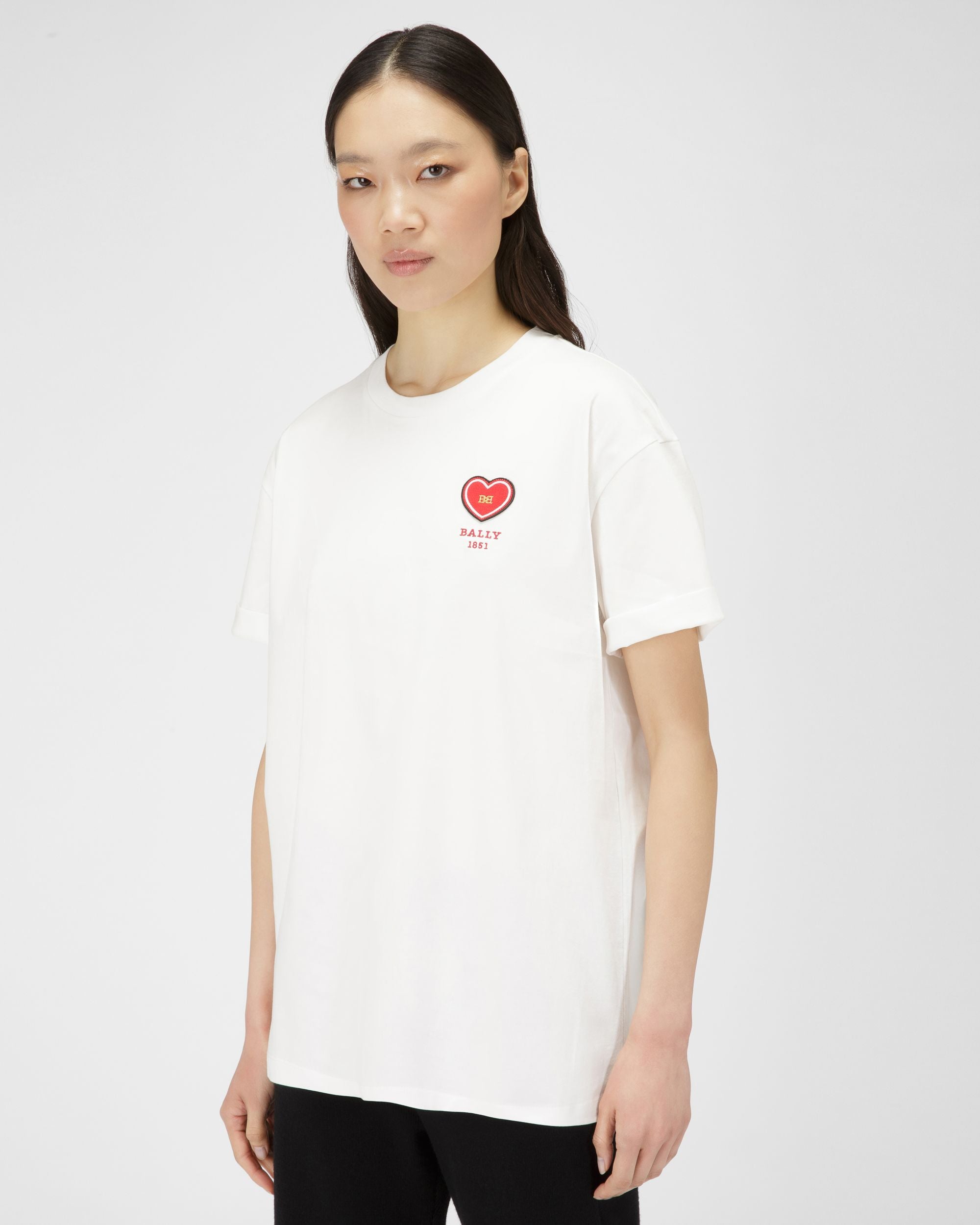 Camiseta Bordada - Mujer - Bally - 01
