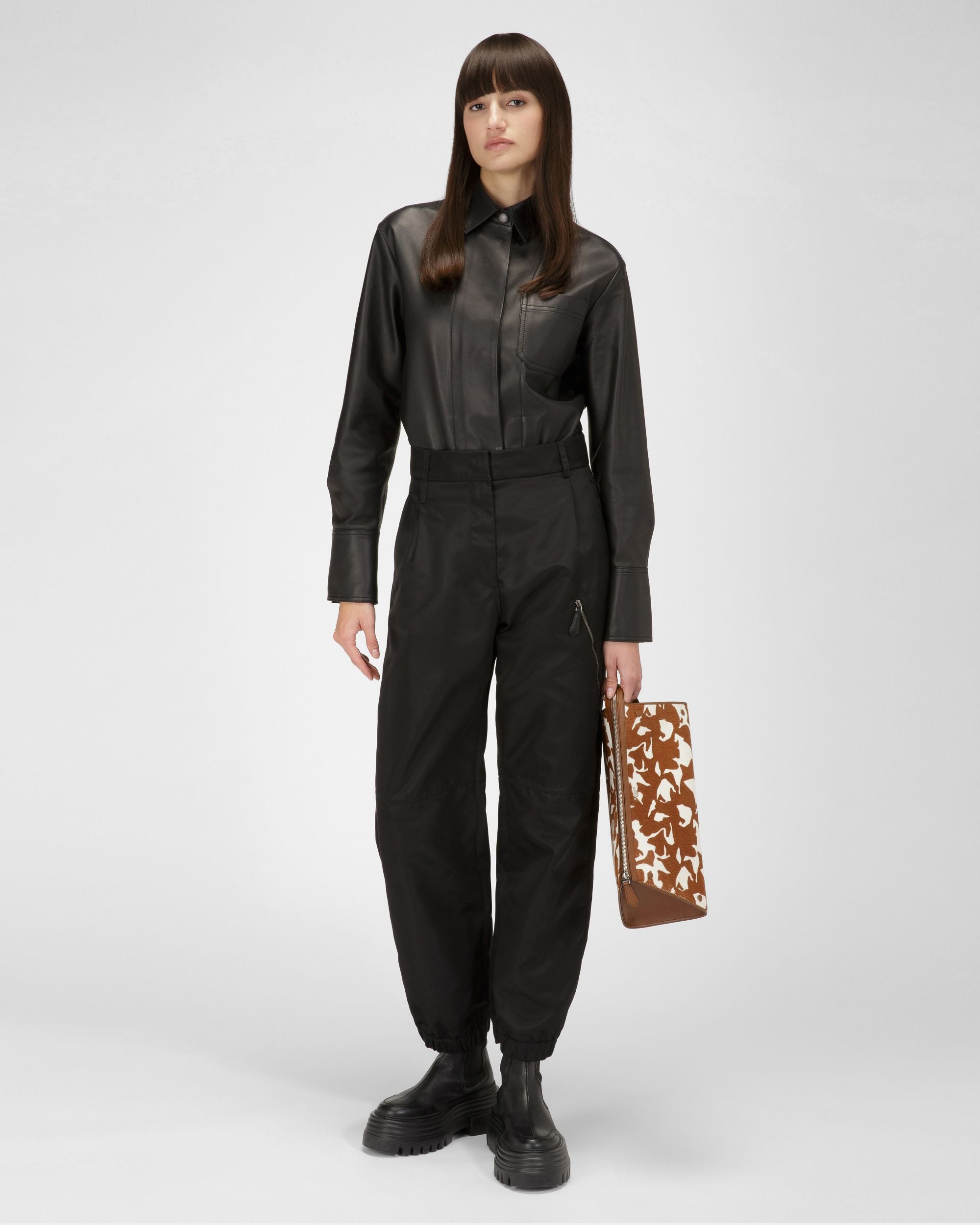 Pantalón En Nailon Reciclado - Mujer - Bally - 05