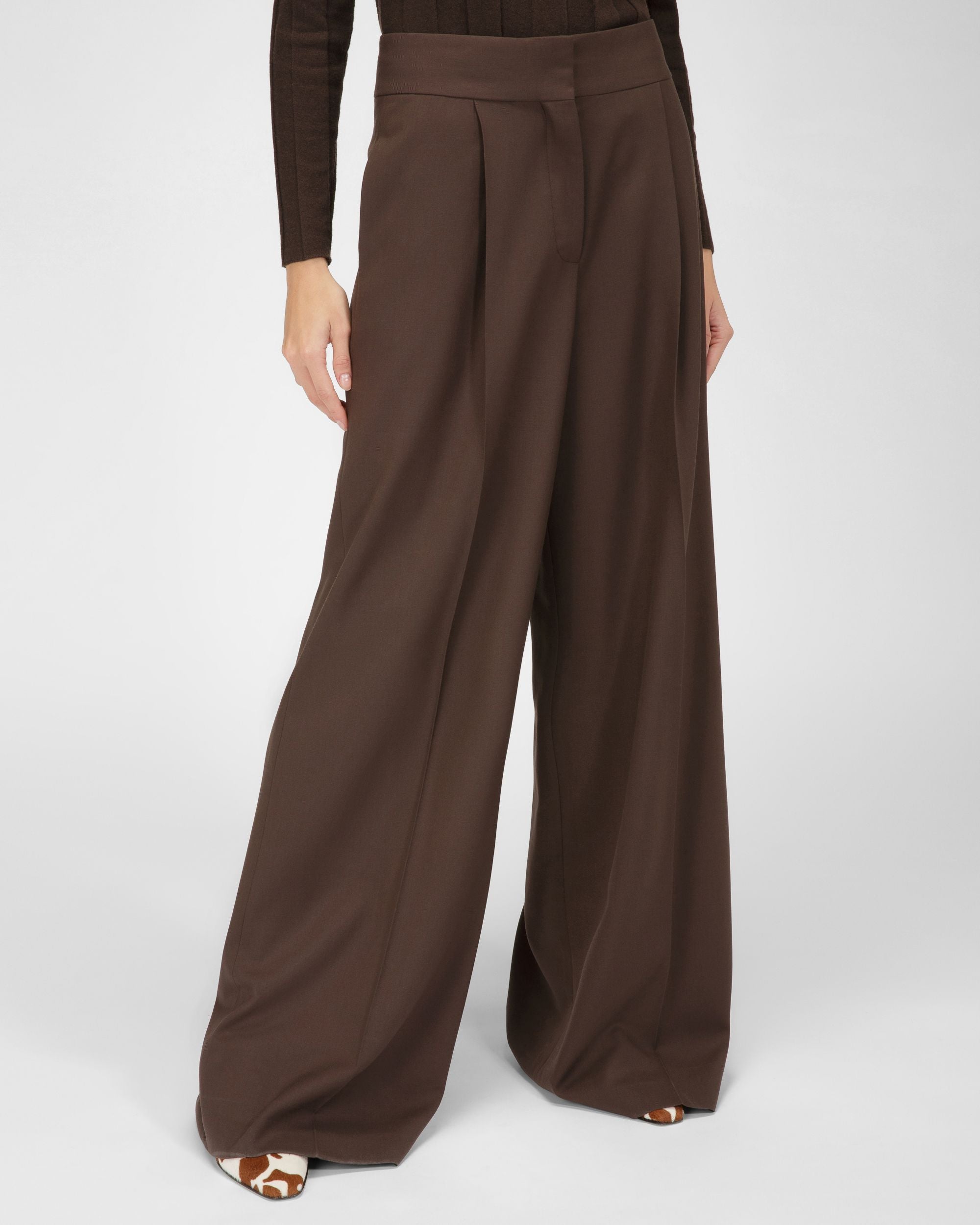 Pantalón De Pernera Ancha - Mujer - Bally - 01