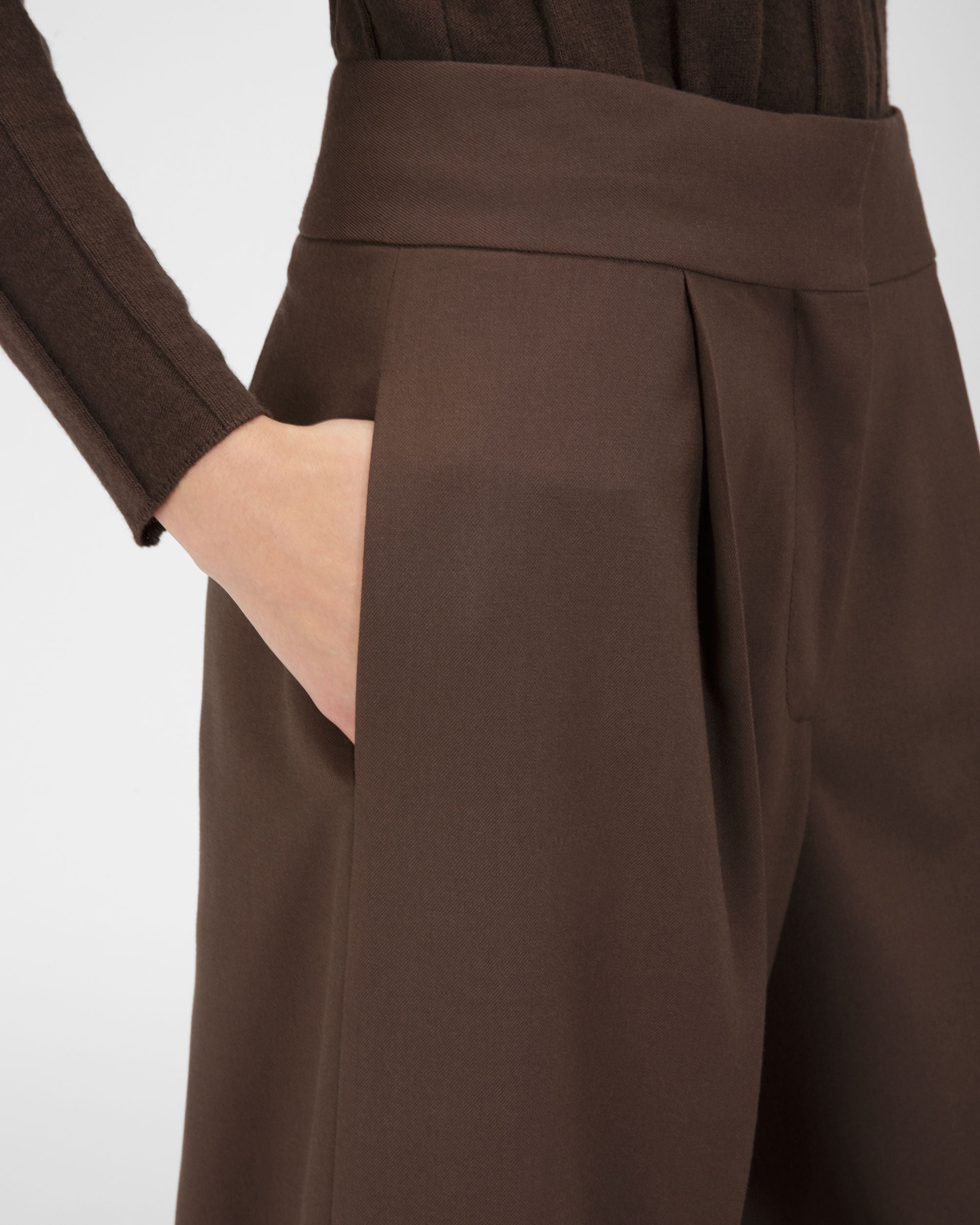 Pantalón De Pernera Ancha - Mujer - Bally - 02