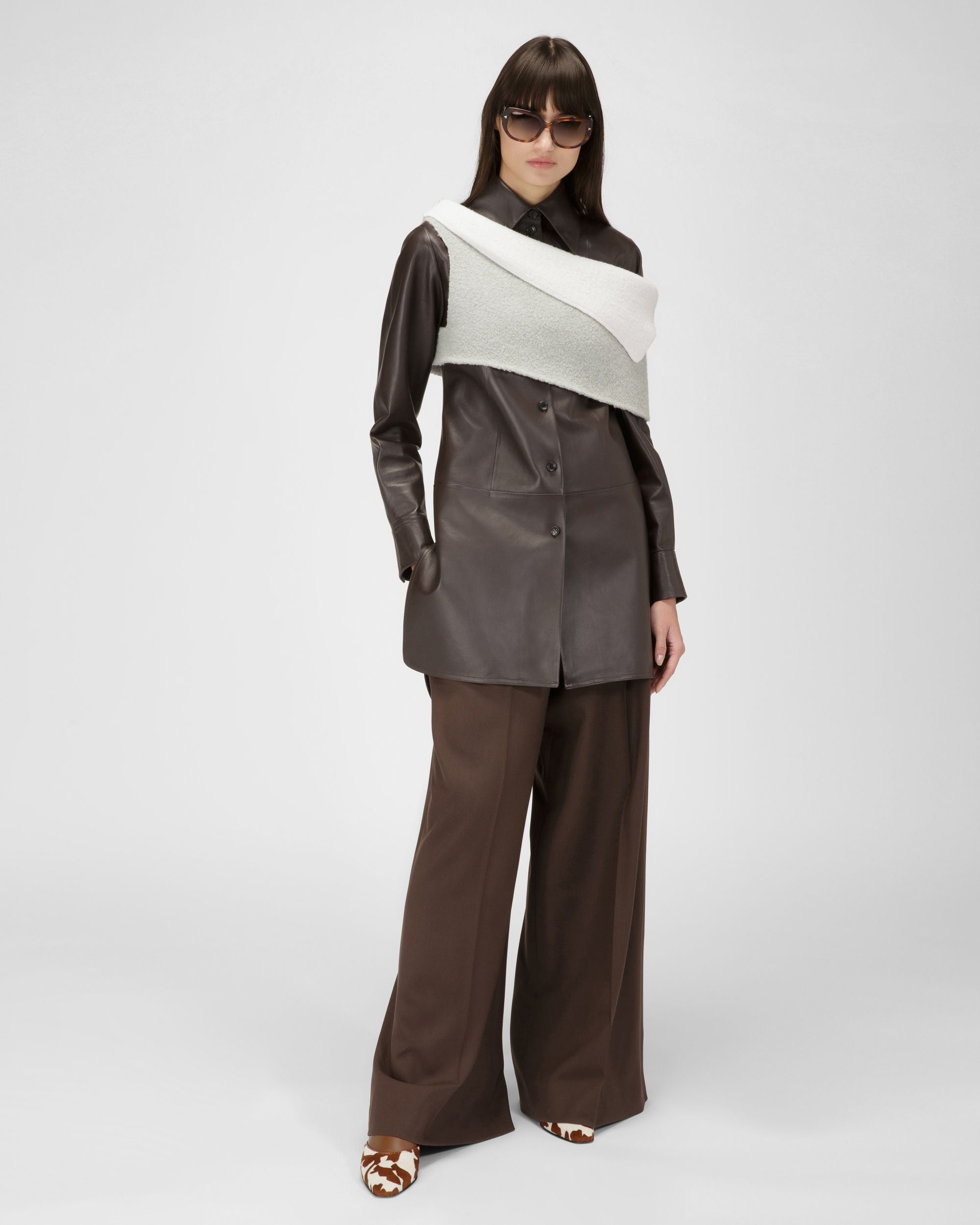Pantalón De Pernera Ancha - Mujer - Bally - 05